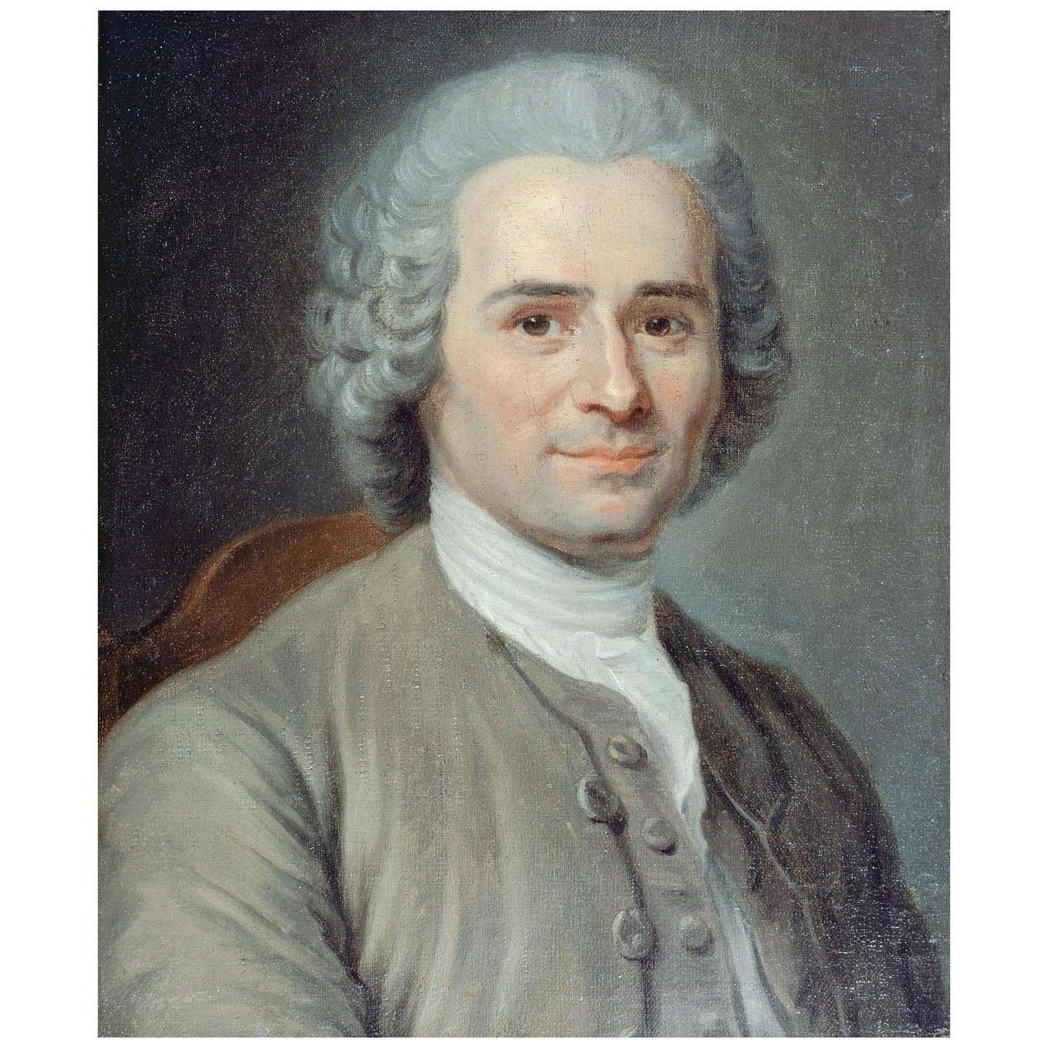    Maurice-Quentin de La Tour. Jean-Jacques Rousseau. 1750. Musee Carnavalet Paris