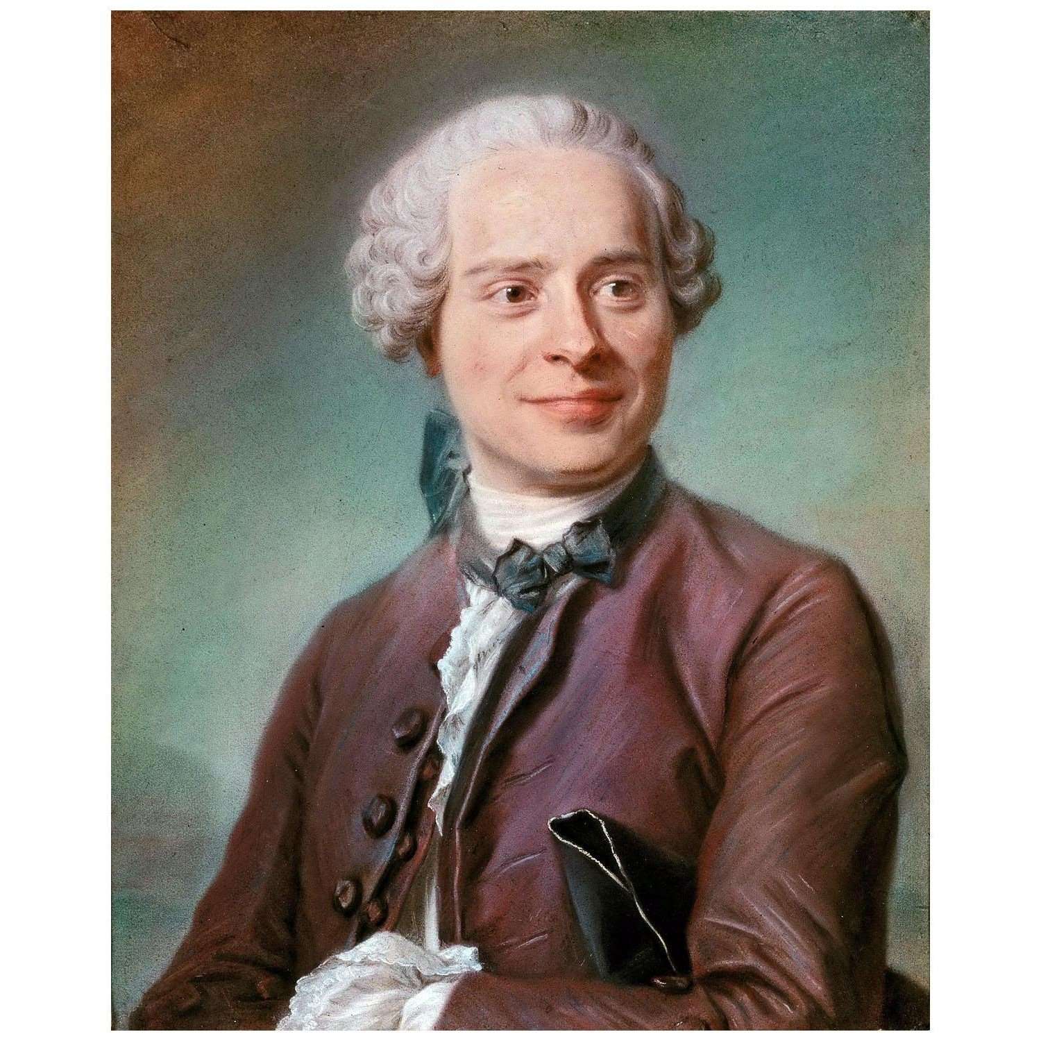    Maurice-Quentin de La Tour. Jean le Rond d'Alembert. 1753. Musee du Louvre