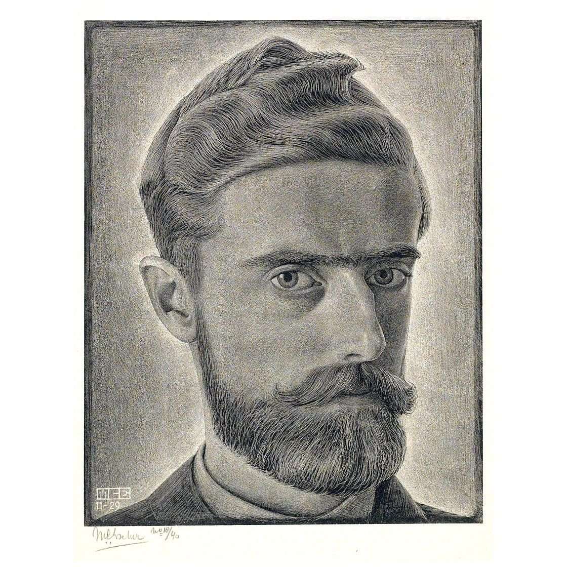  Maurits Cornelis Escher. Self-Portrait. 1929