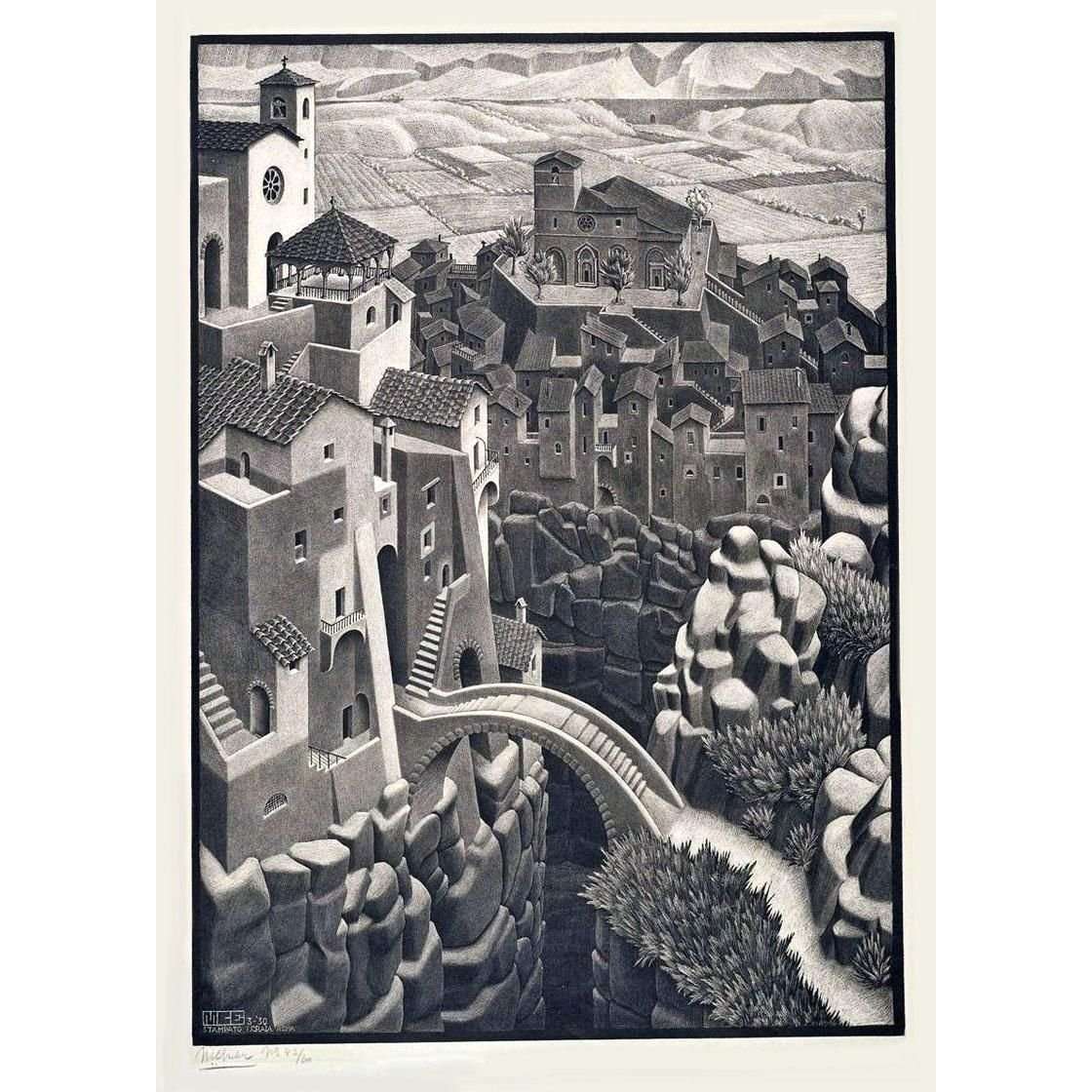  Maurits Cornelis Escher. The Bridge. 1930