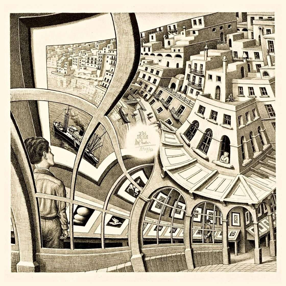 Maurits Cornelis Escher. Print Gallery. 1946