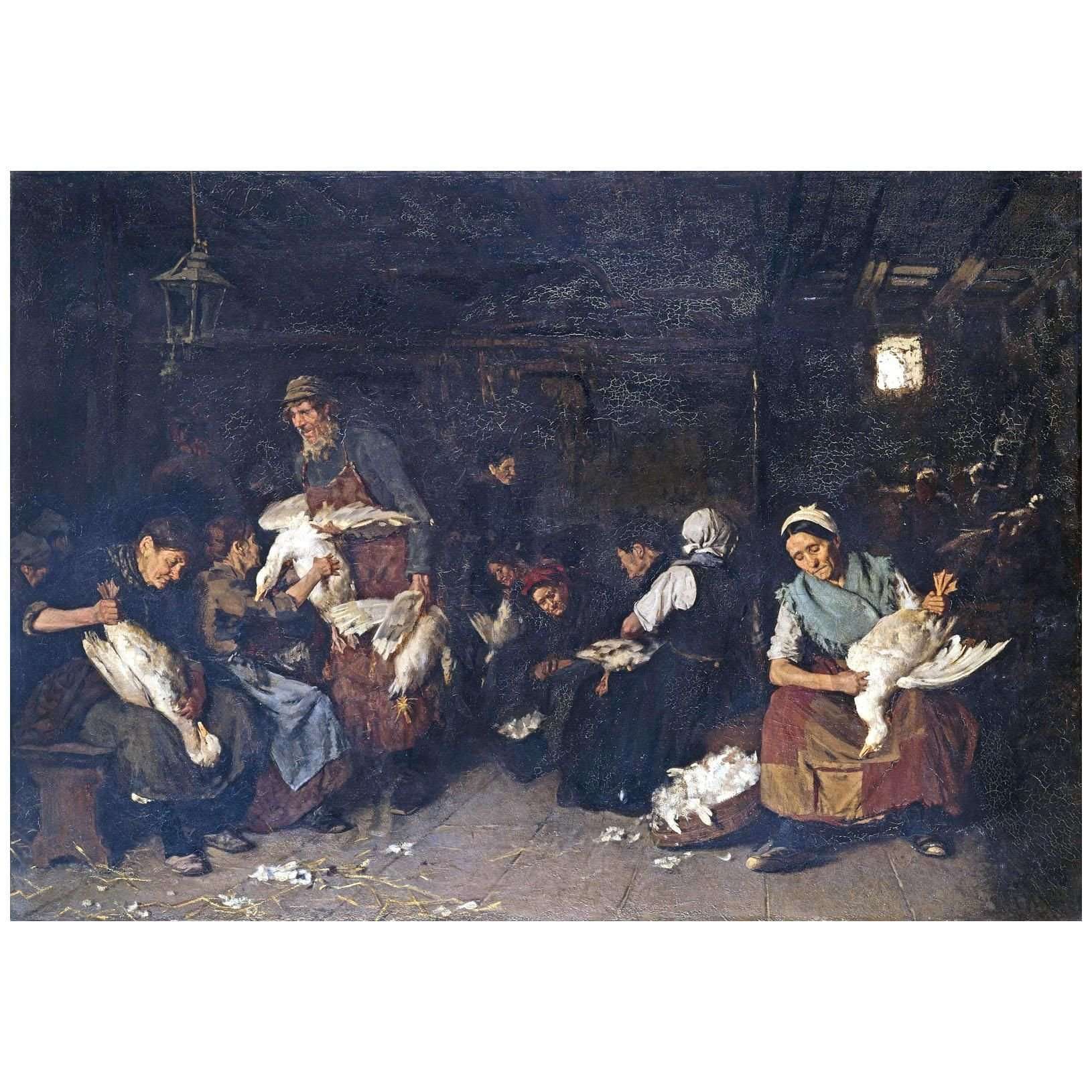  Max Libermann. G?nserupferinnen. 1871. Alte Nationalgalerie Berlin