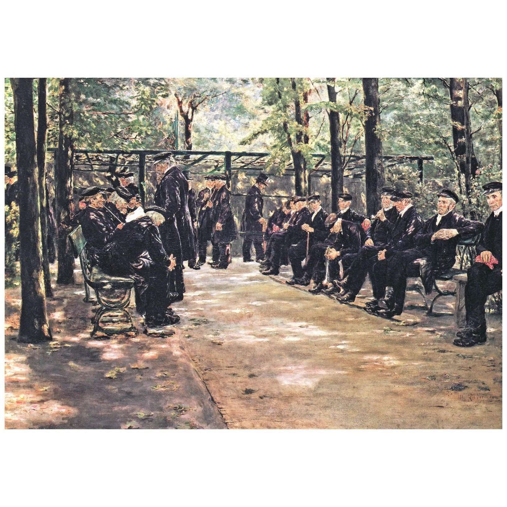  Max Libermann. Altm?nnerhaus in Amsterdam. 1880. Museum Georg Sch?fer Schweinfurt