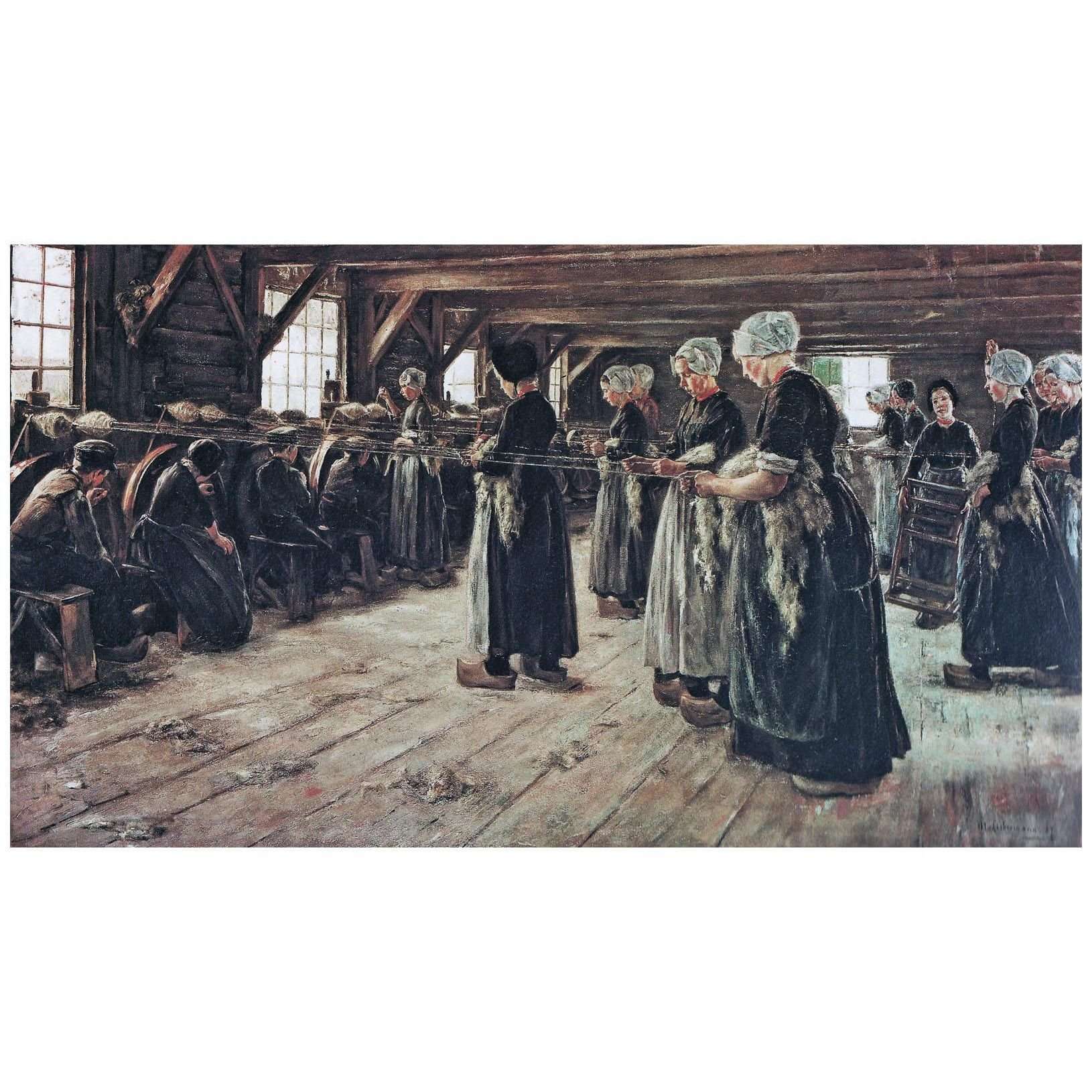  Max Libermann. Flachsscheuer in Laren. 1880. Alte Nationalgalerie Berlin