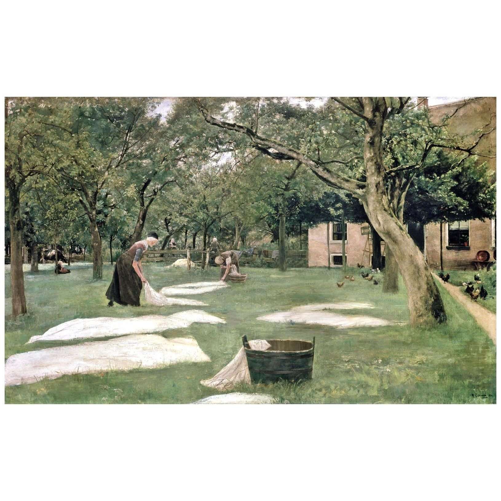  Max Libermann. Die Rasenbleiche. 1882. Wallraf-Richartz-Museum Koeln