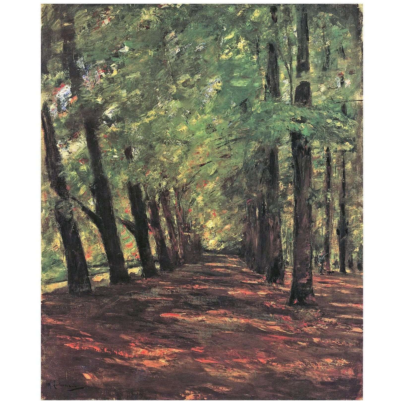  Max Libermann. Allee in Overveen. 1895. Kruppsche Gem?ldesammlung Essen