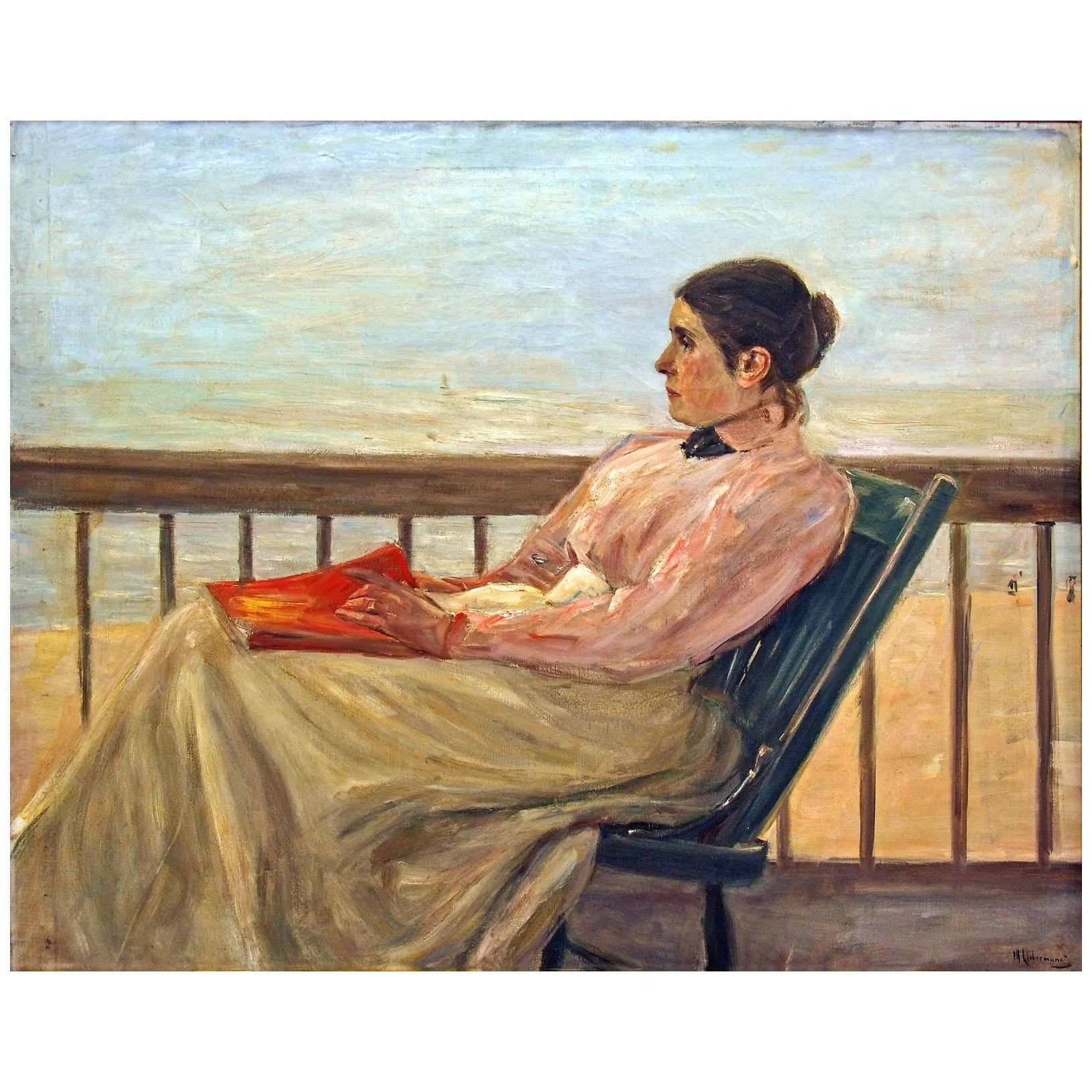  Max Libermann. Martha Libermann. 1898. Schloss Weimar