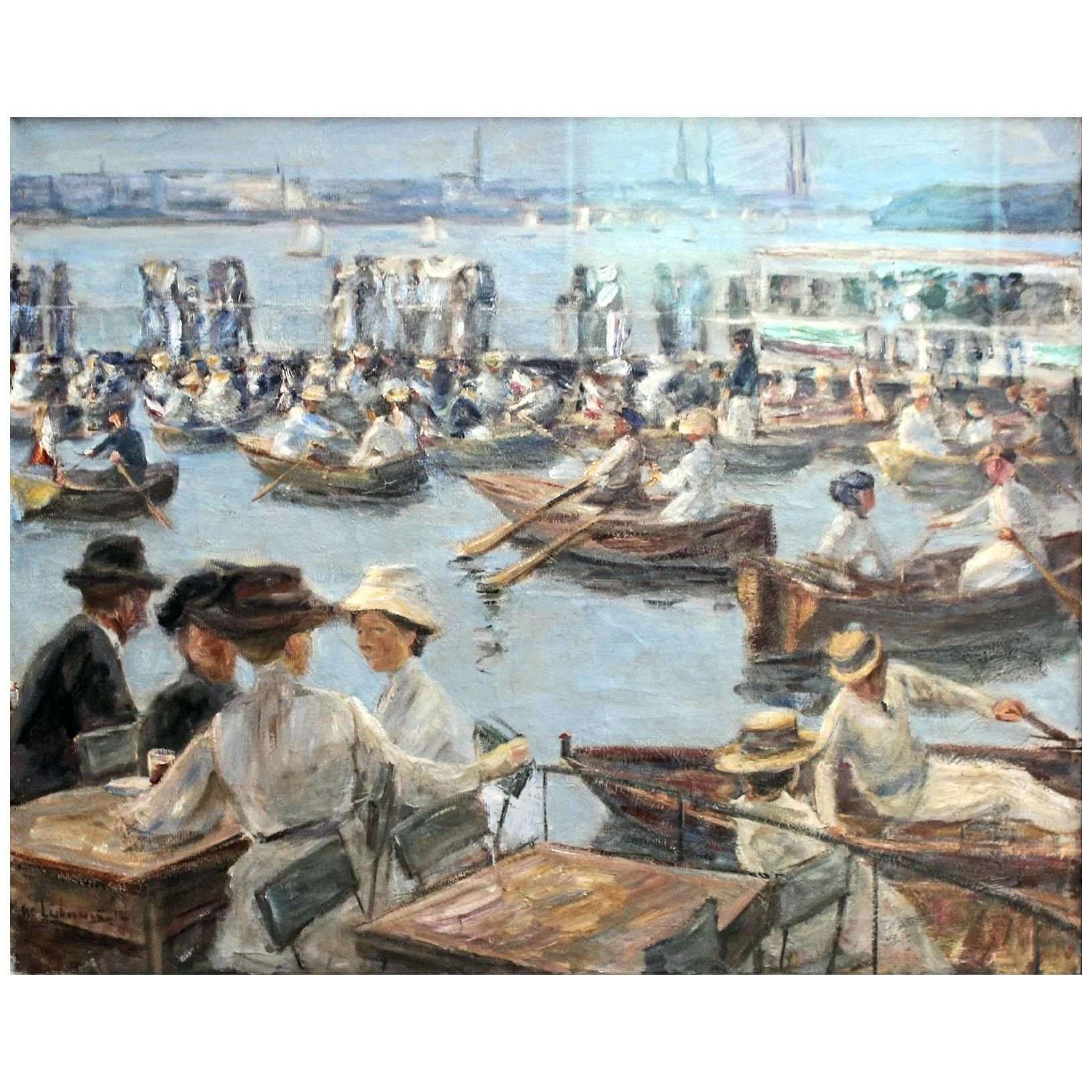  Max Libermann. Am der Alster in Hamburg. 1910. Albertinum Dresden