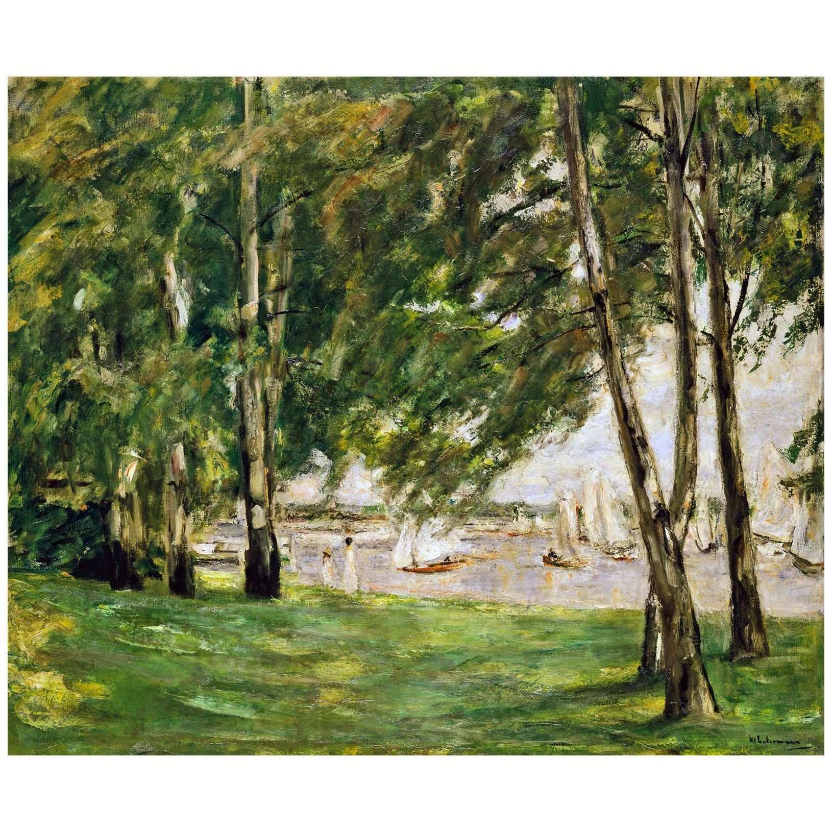  Max Libermann. Blick auf den Wannsee. 1924. Alte Nationalgalerie Berlin