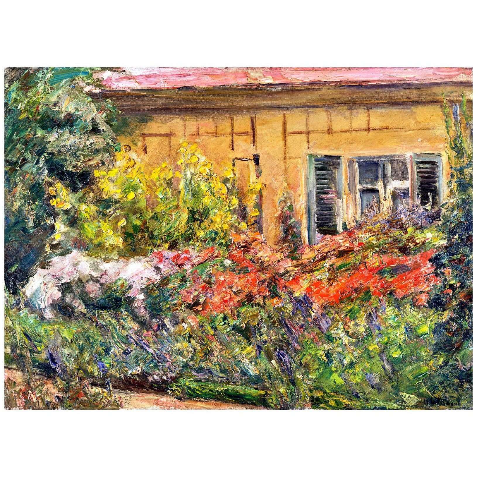  Max Libermann. Blumenstauden am G?rtnerh?uschen. 1928. Alte Nationalgalerie Berlin