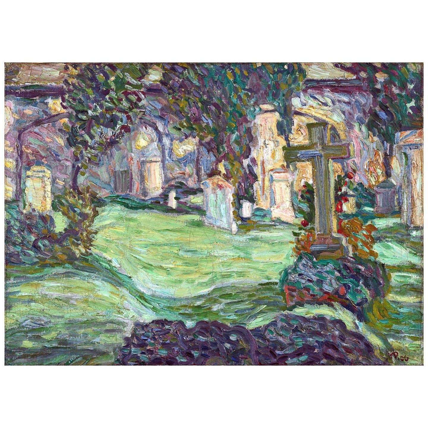  Max Pechstein. Eliasfriedhof in Dresden. 1906. Br?cke-Museum, Berlin