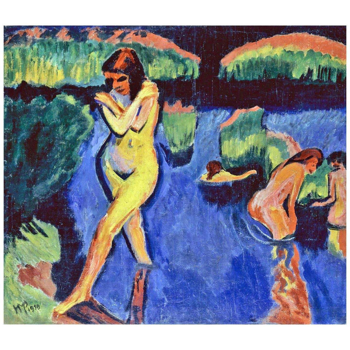  Max Pechstein. An Seeufer. 1910. Hamburger Kunsthalle