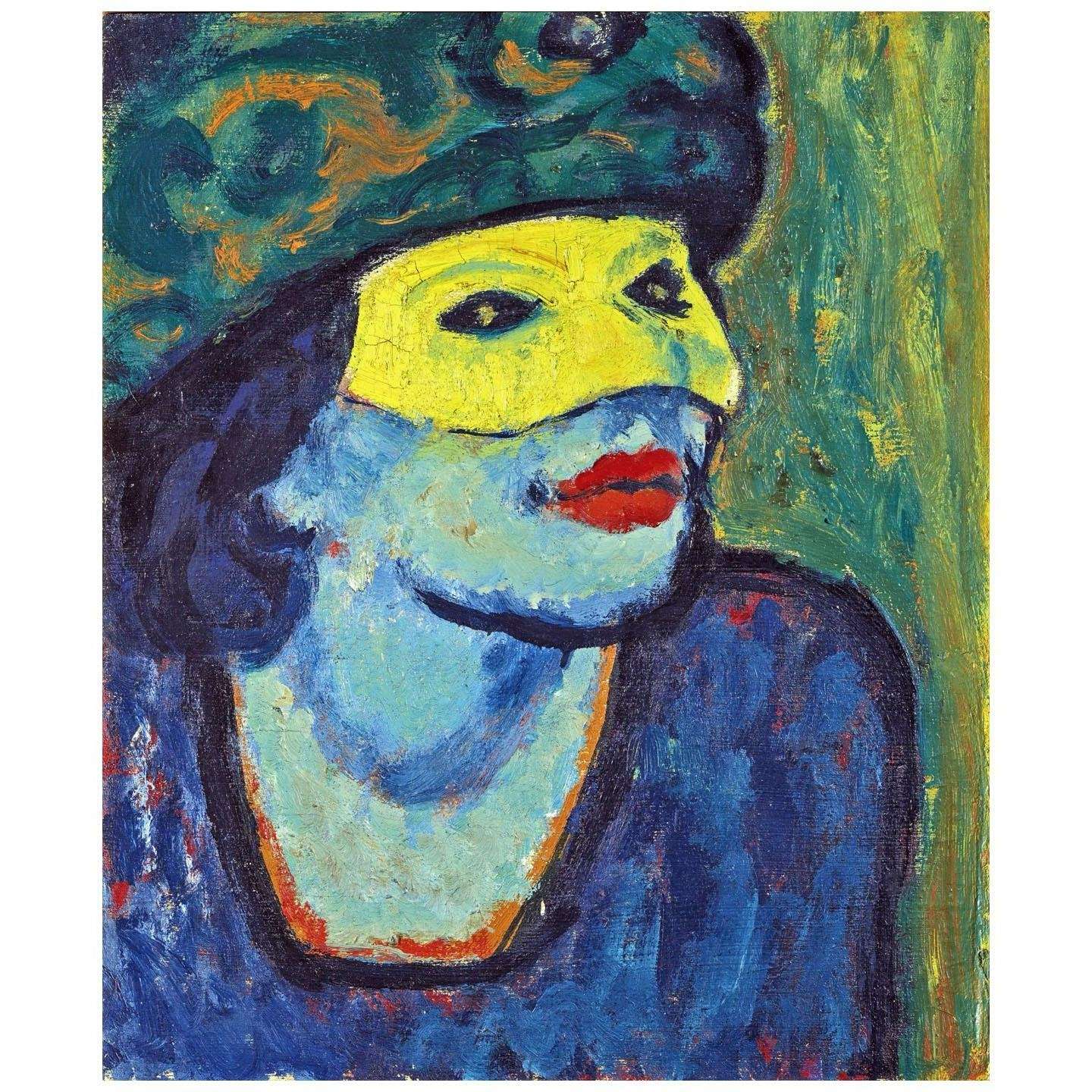  Max Pechstein. Die Gelbe Maske. 1910. Privatesammlung