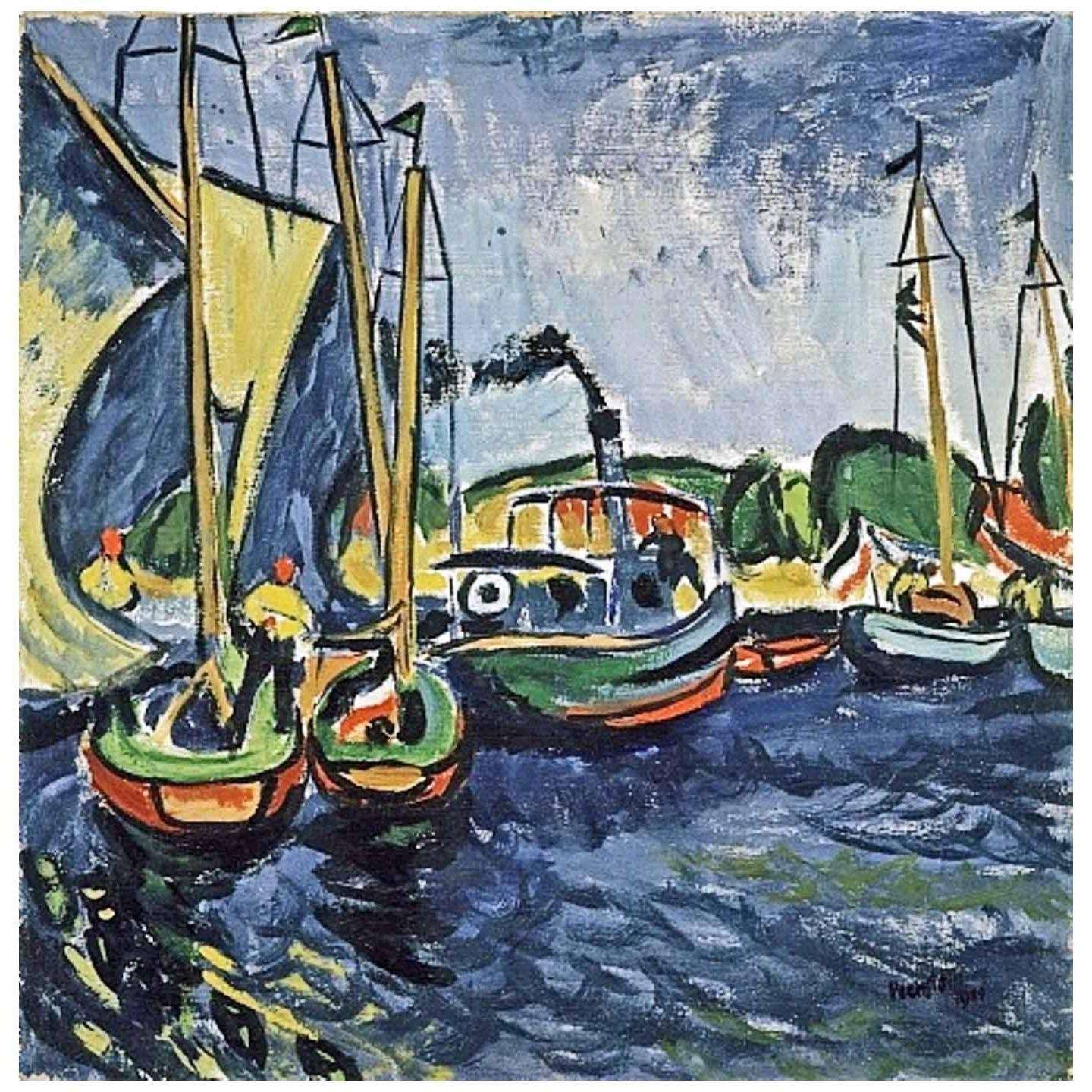  Max Pechstein. Hafen.1911. Kurpf?lzisches Museum Heidelberg