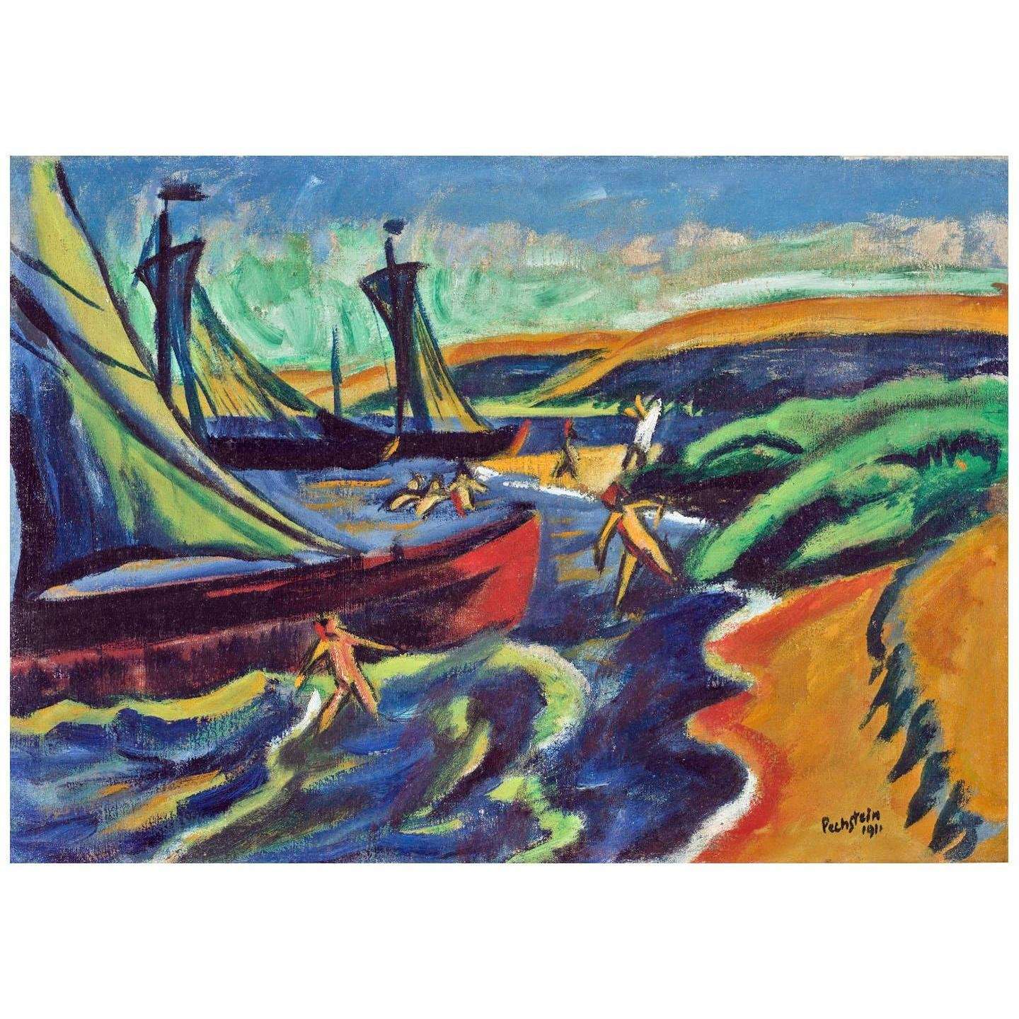  Max Pechstein. Strand bei Nidden. 1911. LACMA, Los Angeles