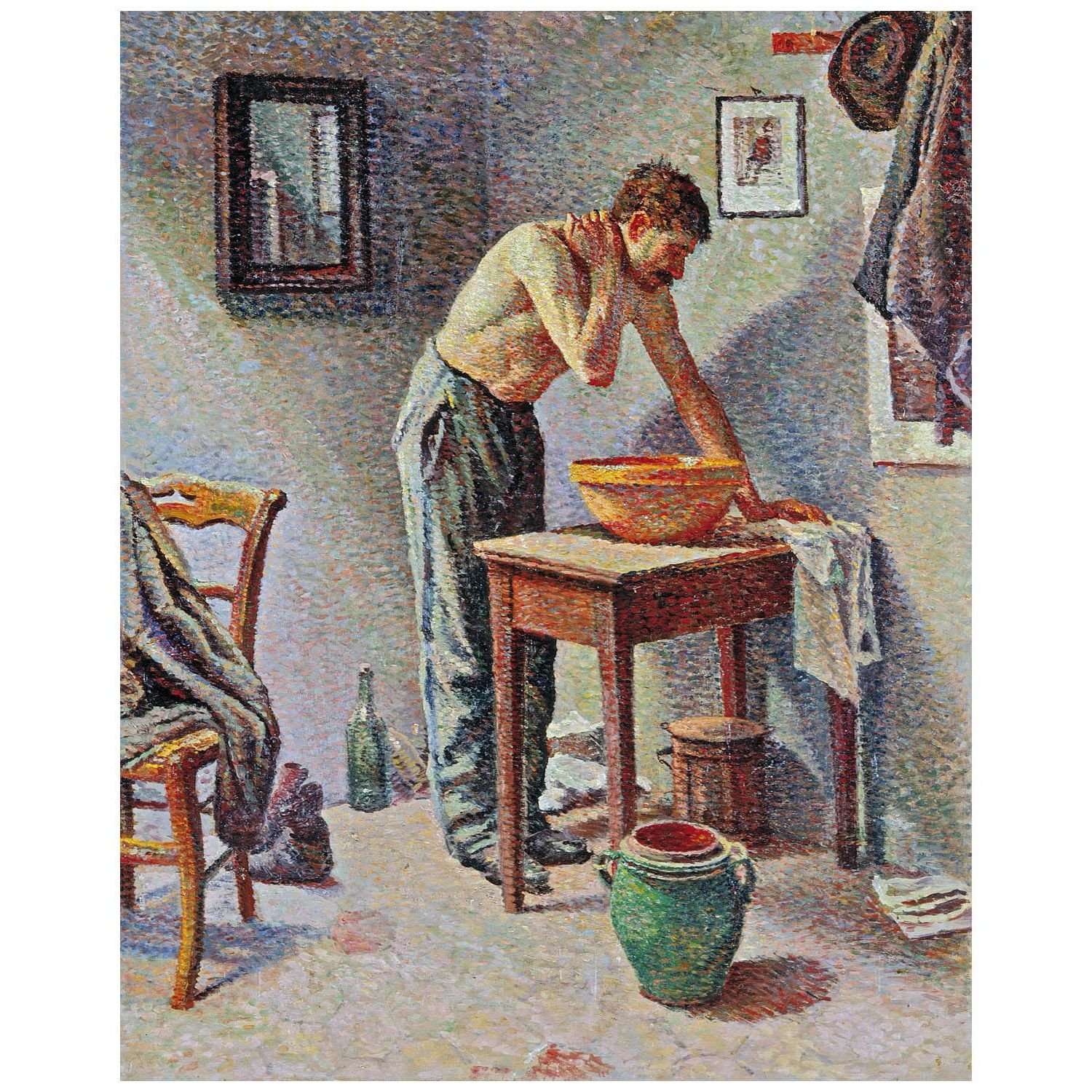  Maximilien Luce. La toilette. 1887. Musee du Petit Palais Geneve