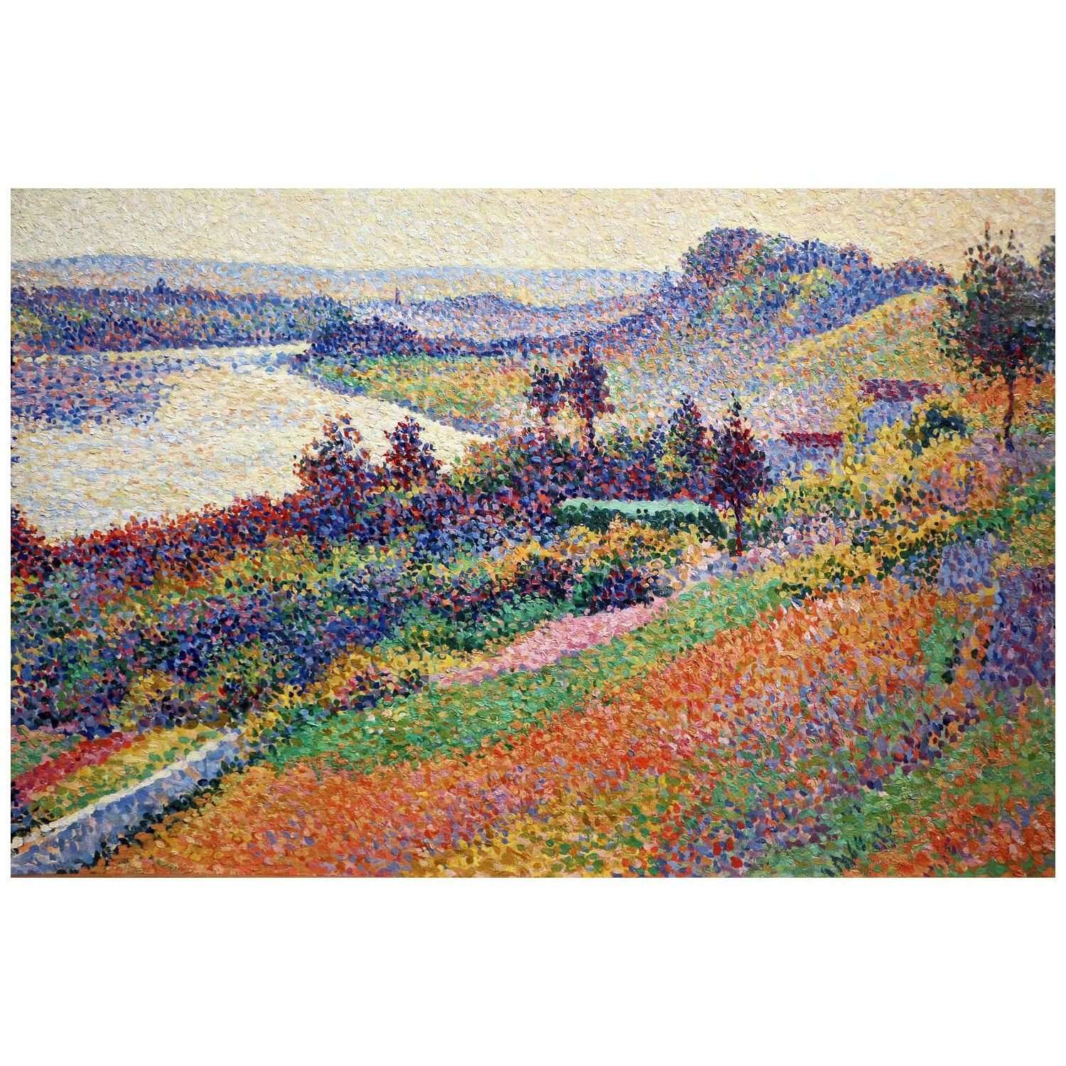  Maximilien Luce. La Seine ? Herblay. 1890. Mus?e d'Orsay Paris