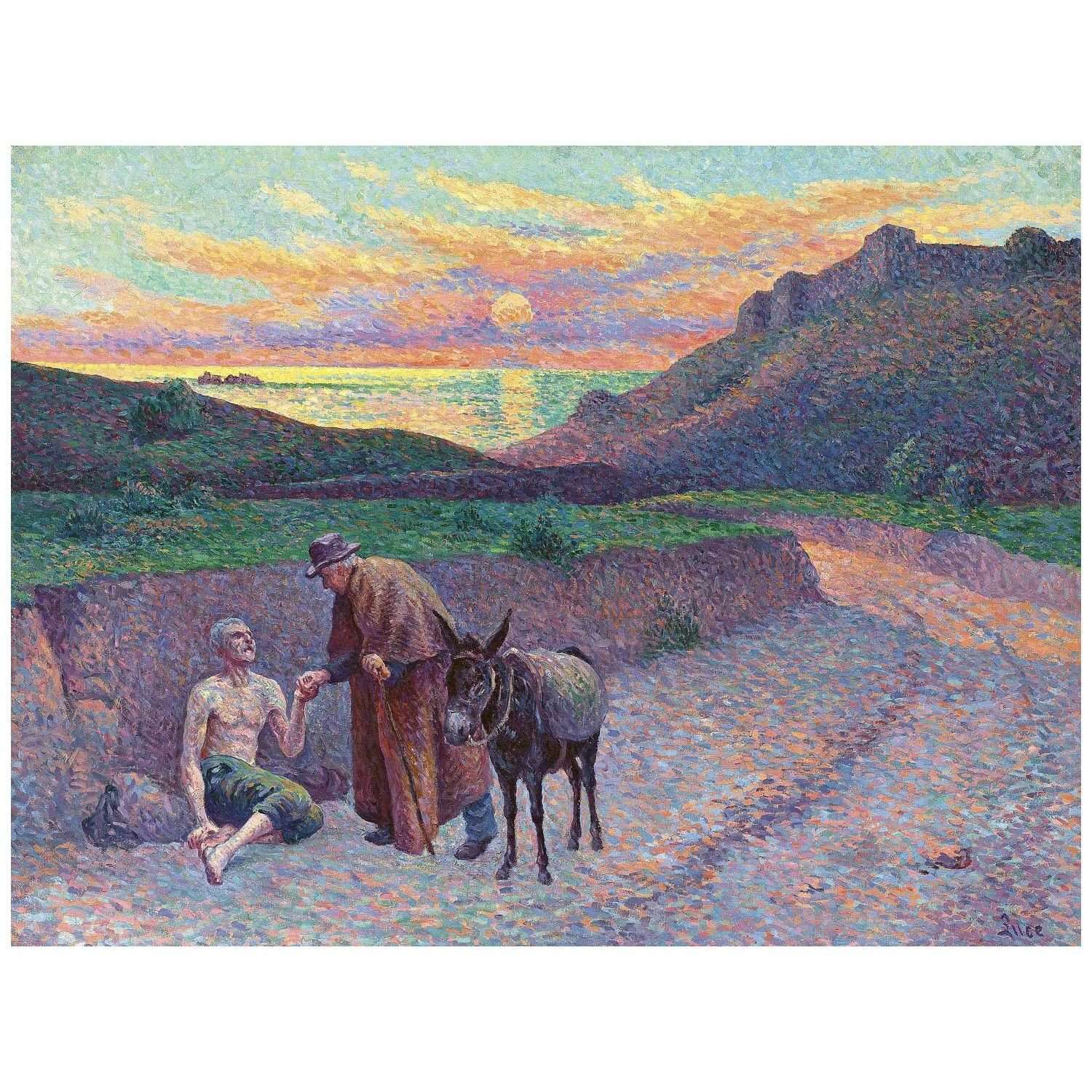  Maximilien Luce. Le bon samaritain. 1896. Private collection