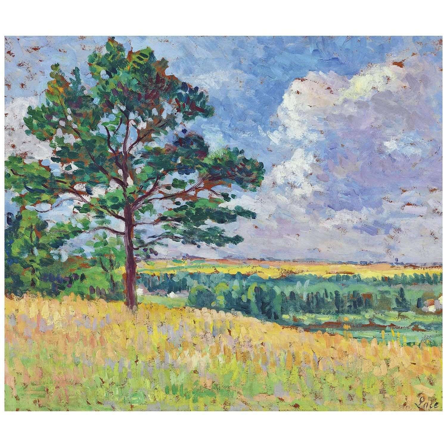  Maximilien Luce. Paysage pr?s de M?r?ville. 1905. Private collection