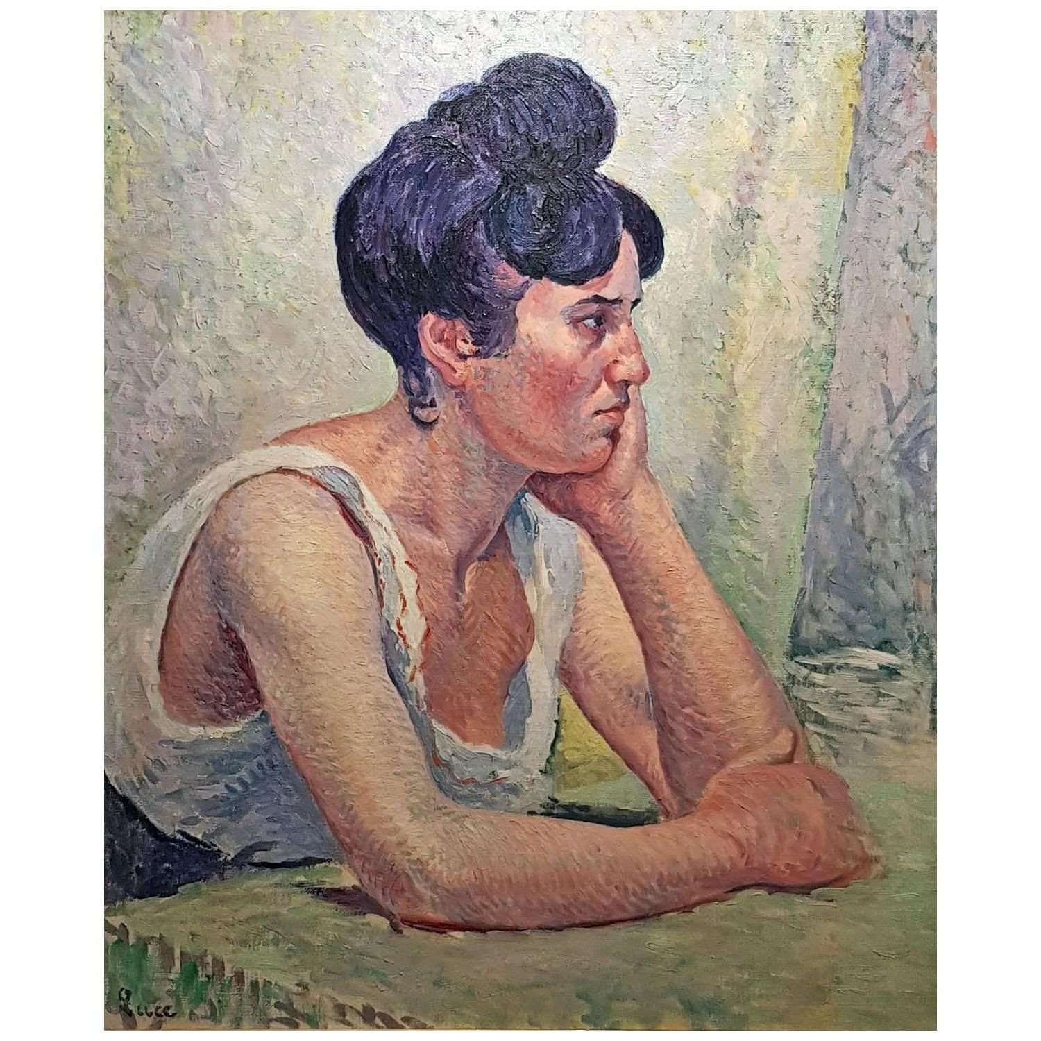  Maximilien Luce. La Blanchisseuse. 1905. MHDP Mantes