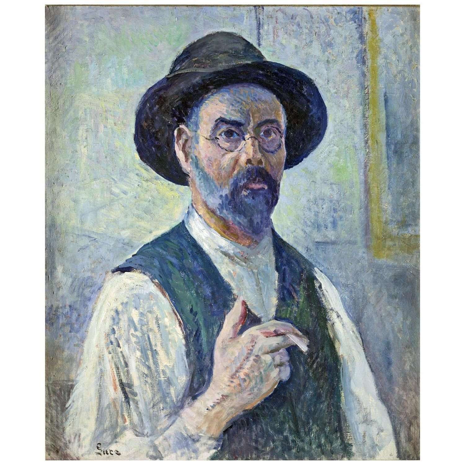 Maximilien Luce. Autoportrait. 1910. Mus?e Maurice Denis
