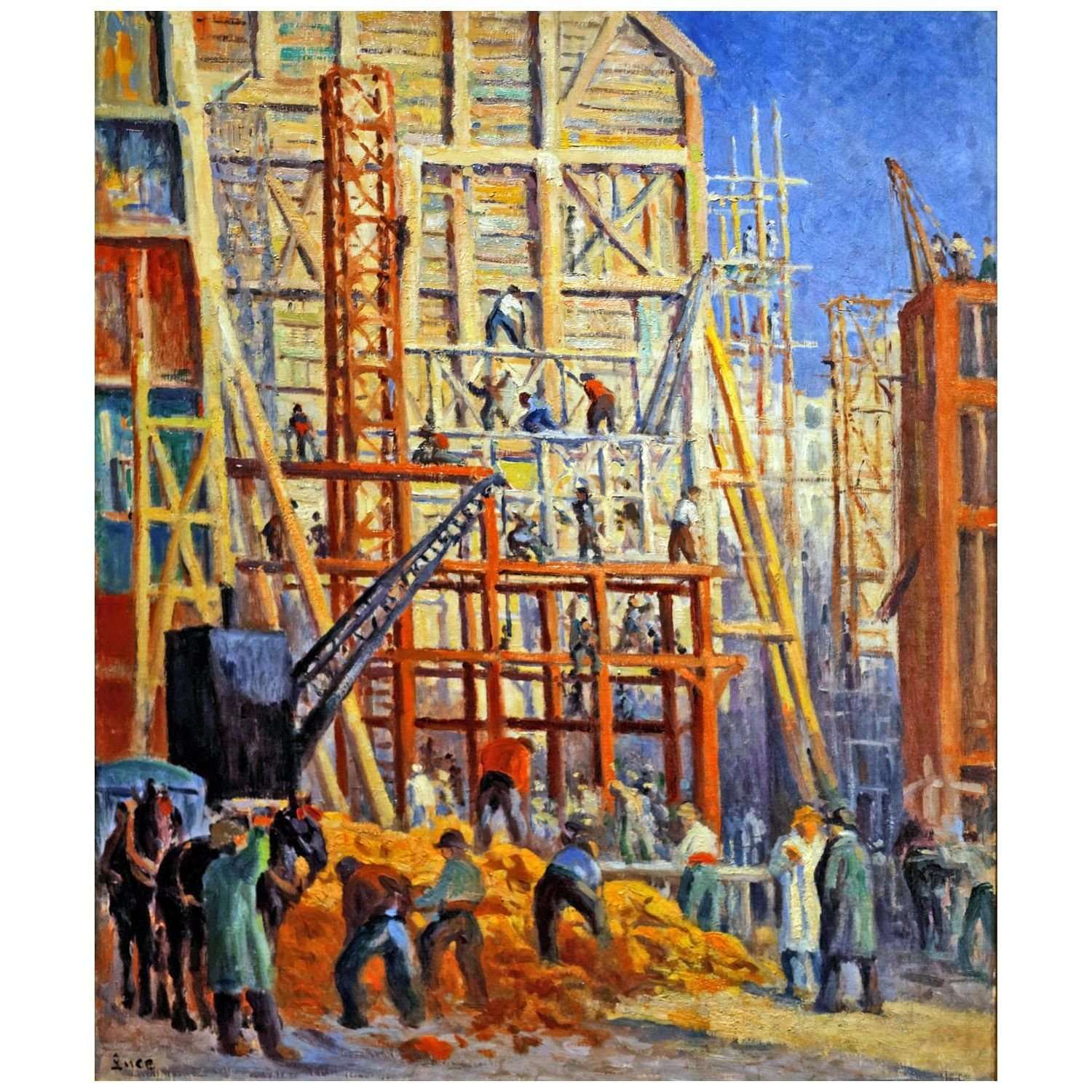  Maximilien Luce. Le Chantier. 1911. Mus?e d'Orsay