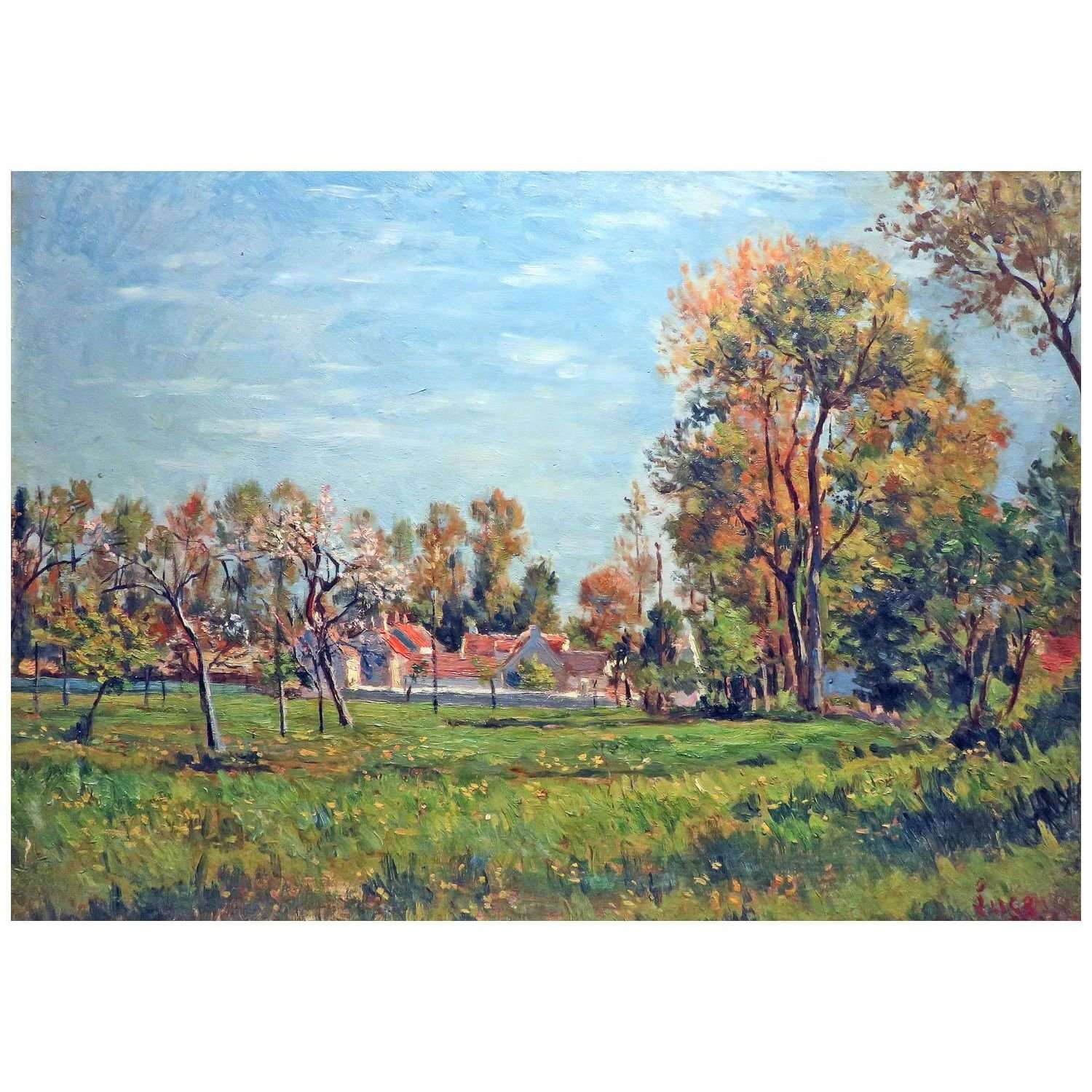  Maximilien Luce. Paysage aux environs de Lagny. 1925. MHDP Mantes