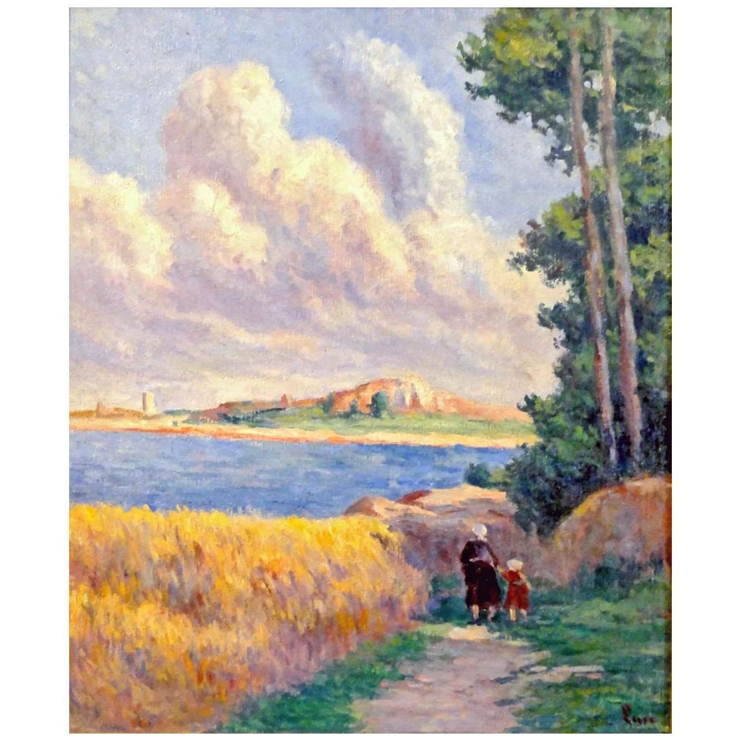  Maximilien Luce. Kermouster, le chemin. 1929. MHDP Mantes
