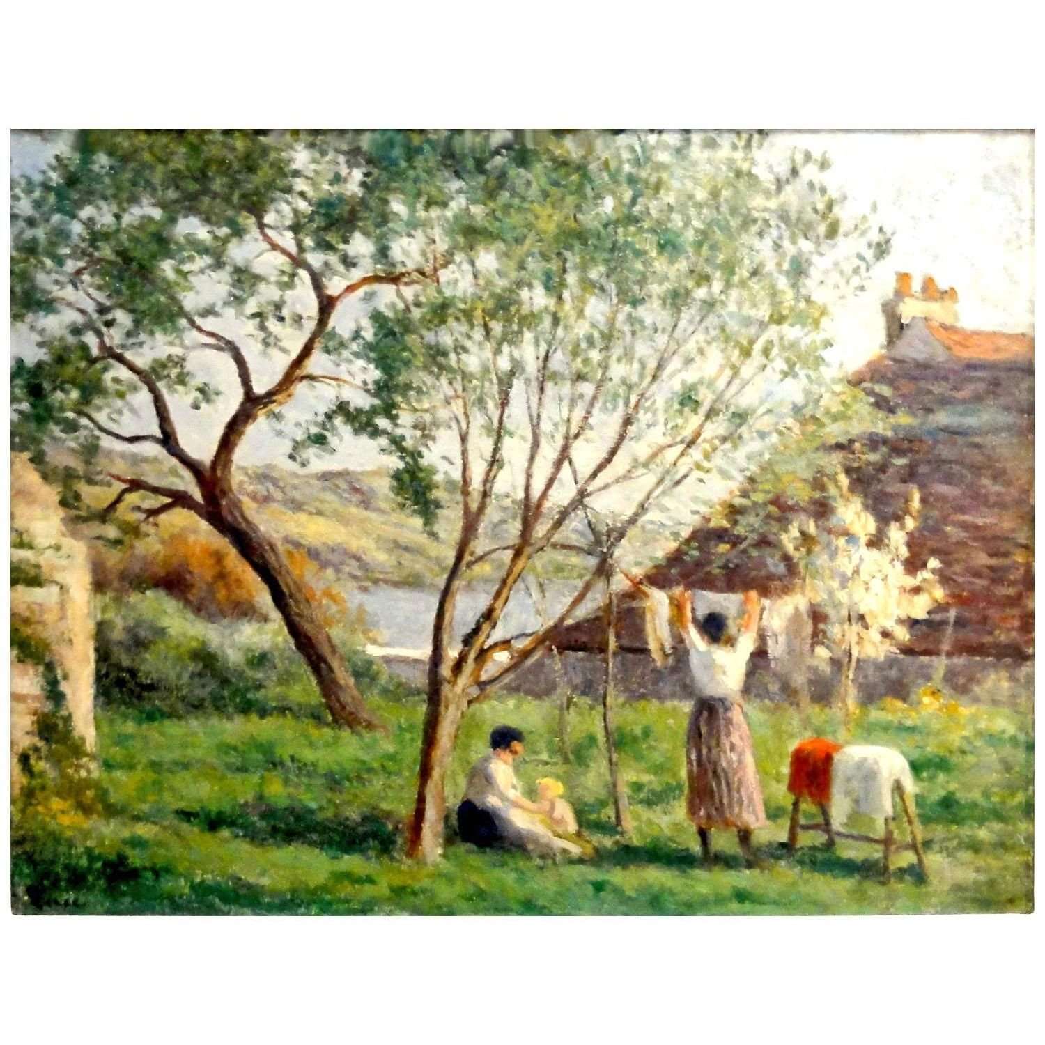  Maximilien Luce. Le jardin du printemps. 1940. MHDP Mantes