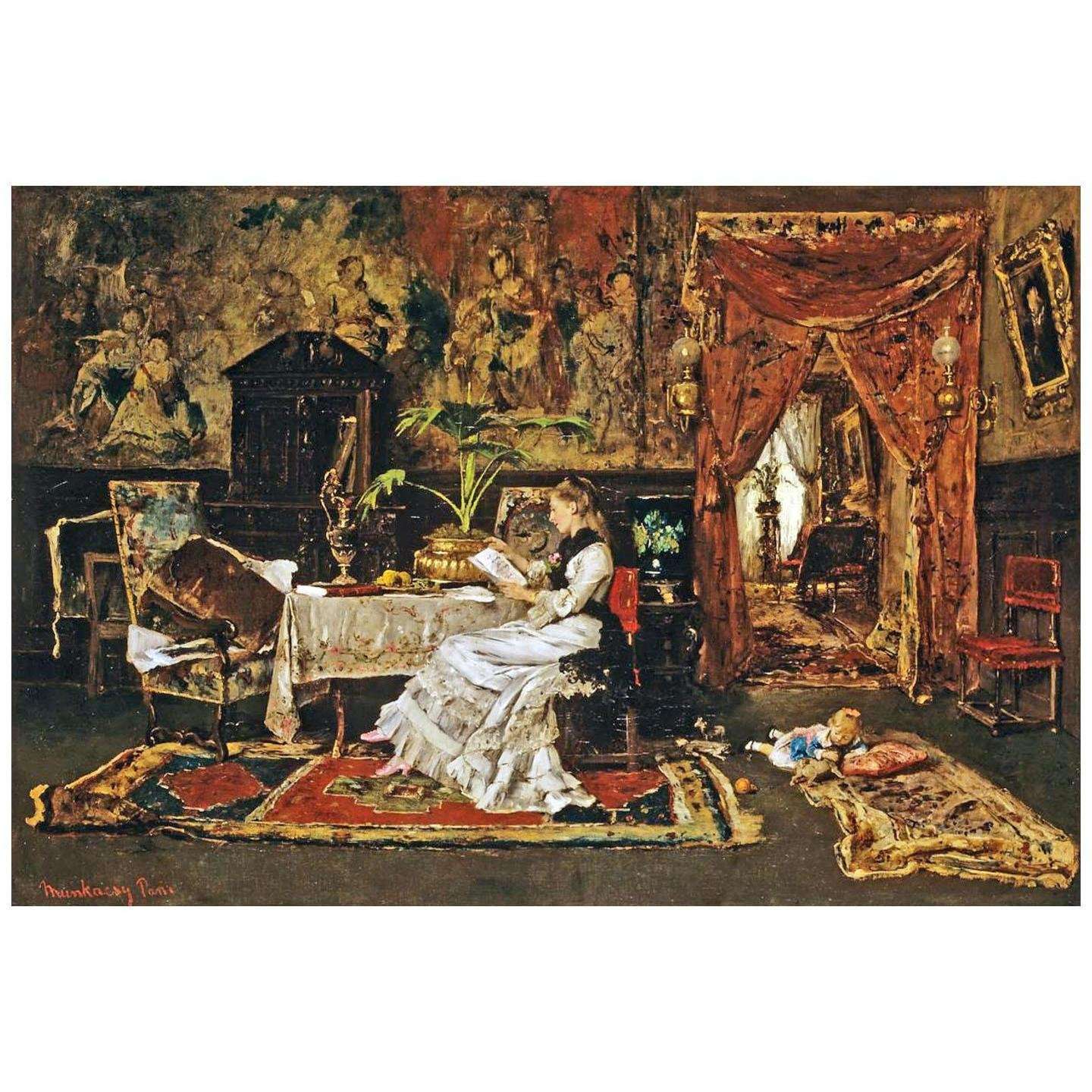  Munkacsy Mihaly. Parisian Interior. 1877. Magyar Nemzeti Gal?ria Budapest