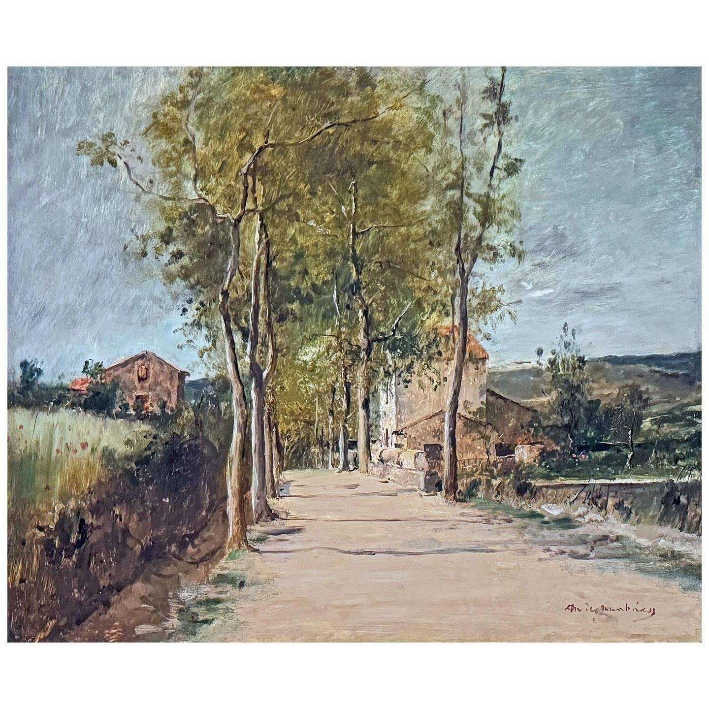  Munkacsy Mihaly. Landscape with Alley. 1882. Magyar Nemzeti Gal?ria Budapest