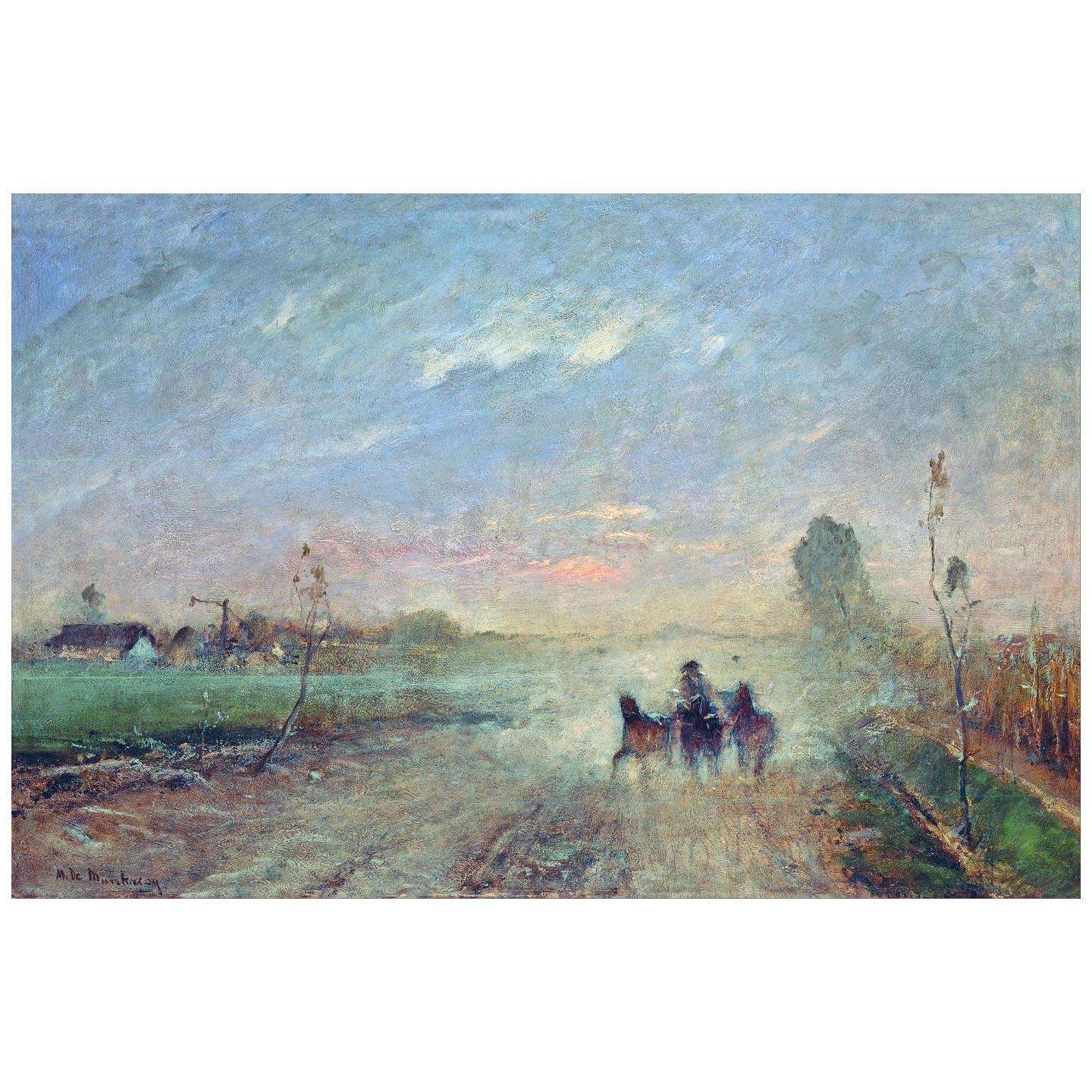  Munkacsy Mihaly. Dusty Road. 1884. Magyar Nemzeti Gal?ria Budapest