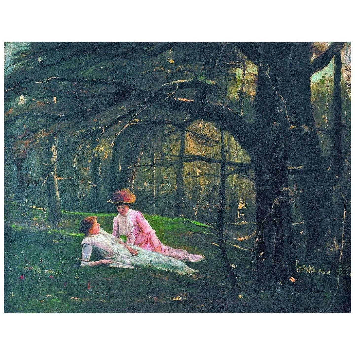  Munkacsy Mihaly. Rest in the Forest. 1886. Munkacsy Muzeum Bekescsaba