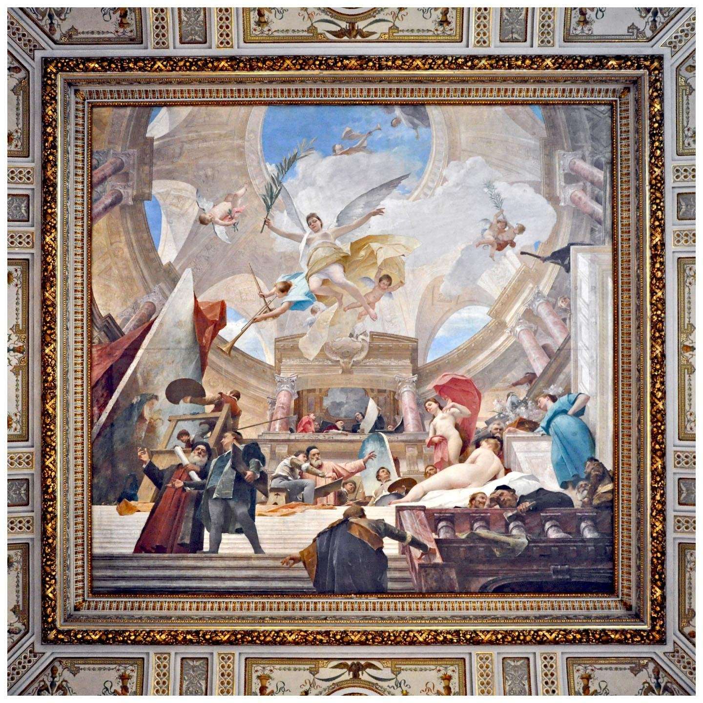  Munkacsy Mihaly. Apotheosis of the Renaissance. 1890. Kunsthistorisches Museum Wien