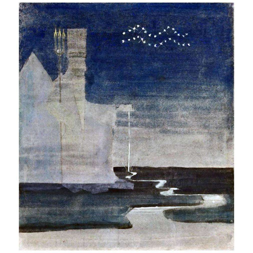   Mikalojus Ciurlionis. The Sun Passes the Sign of Aquarius. 1906/07