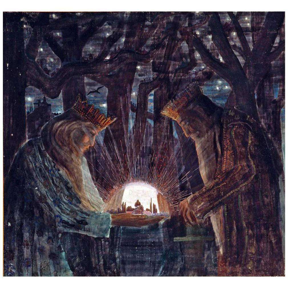   Mikalojus Ciurlionis. Fairy Tale of Kings. 1909