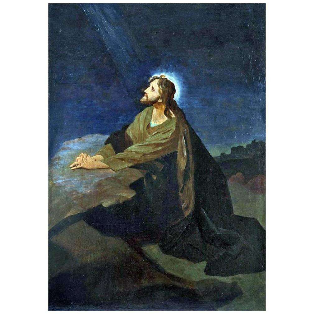   Mikalojus Ciurlionis. Christ on the Mount of Olives. 1909