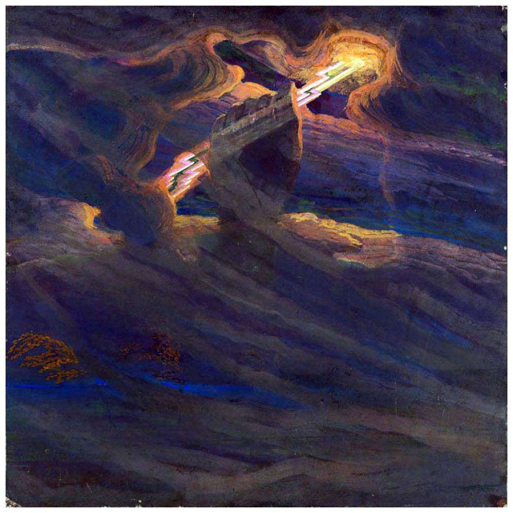   Mikalojus Ciurlionis. Thor. 1909