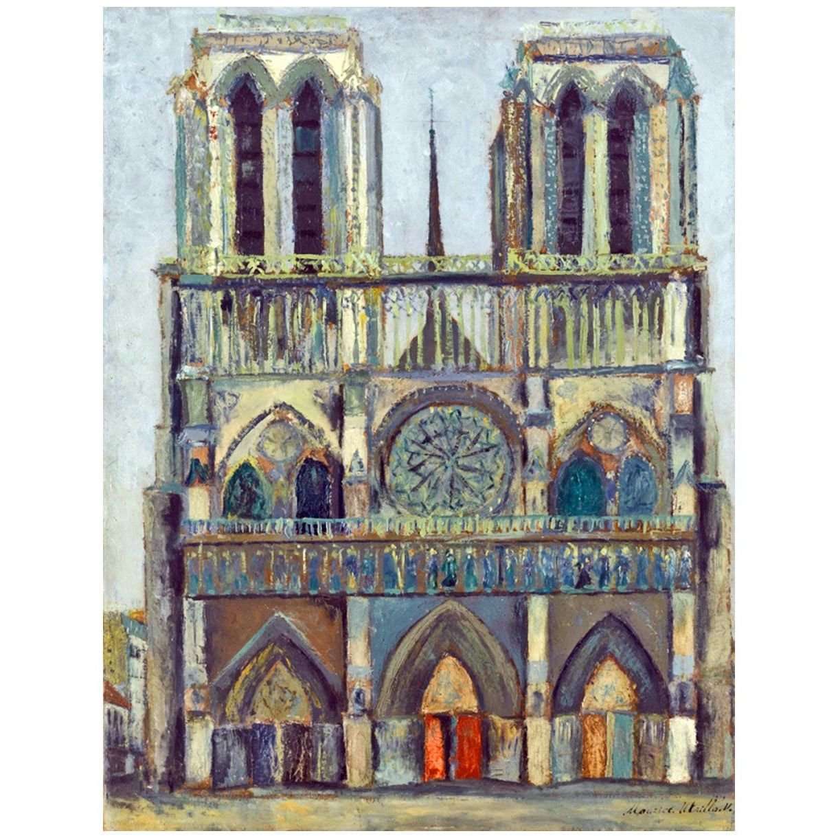  Maurice Utrillo. Notre-dame de Paris. 1910. Musee dOrangerie Paris