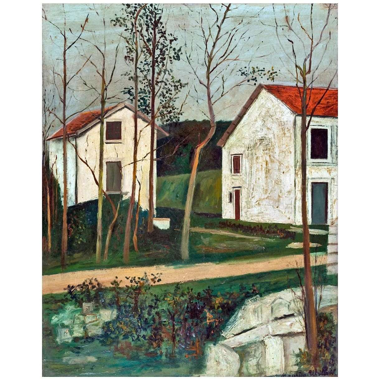  Maurice Utrillo. Le ravin de Presles. 1917. MAM Paris