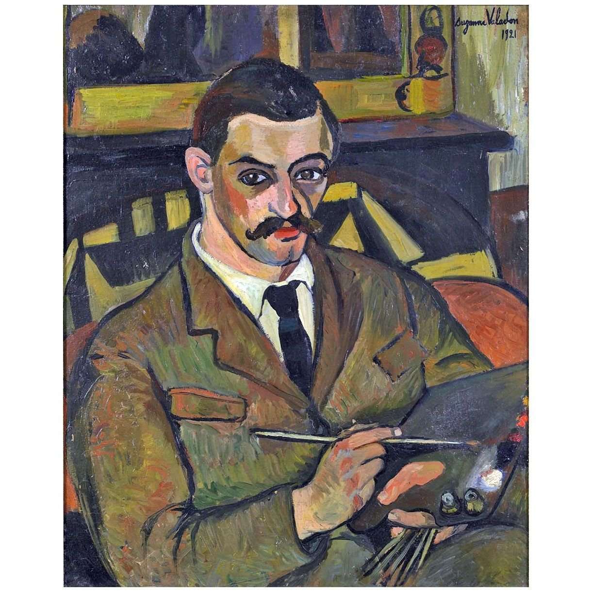  Suzanne Valadon. Peintre Maurice Utrillo. 1921. Musee de Montmartre