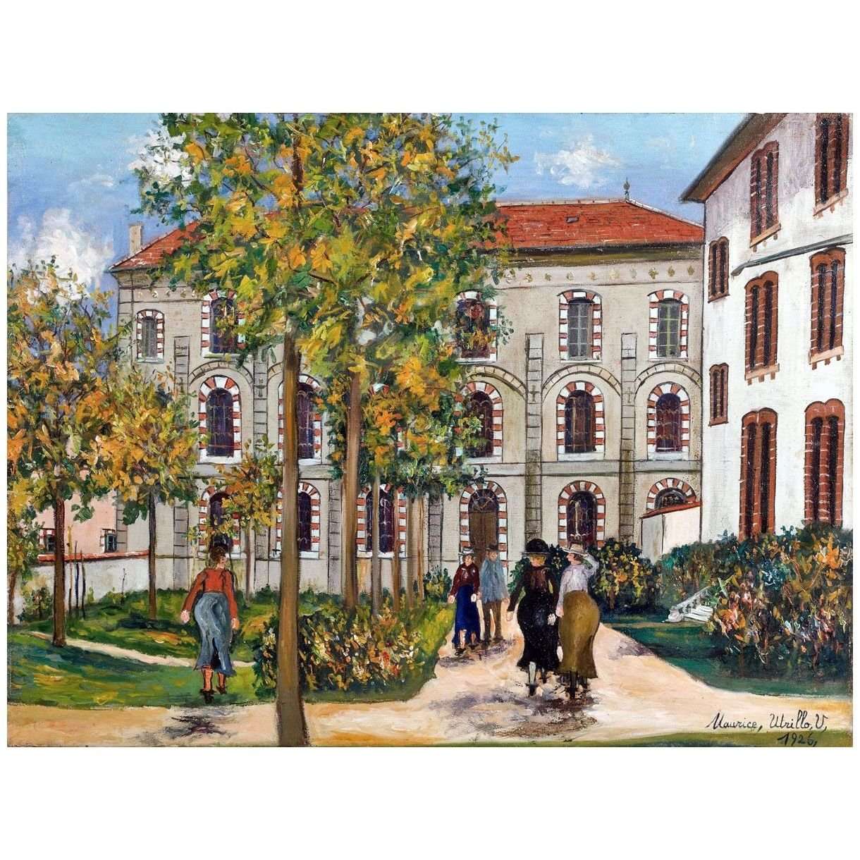  Maurice Utrillo. La Saulsaie. 1926. Private collection