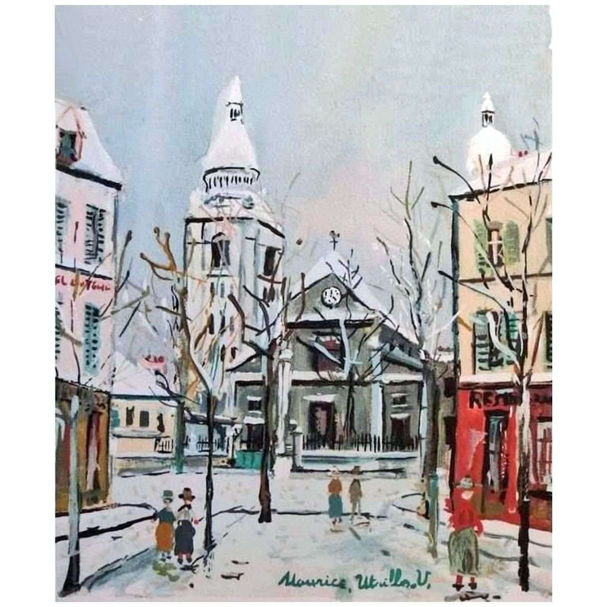  Maurice Utrillo. ?glise Saint-Pierre de Montmartre. 1930. Mus?e juif de Prague