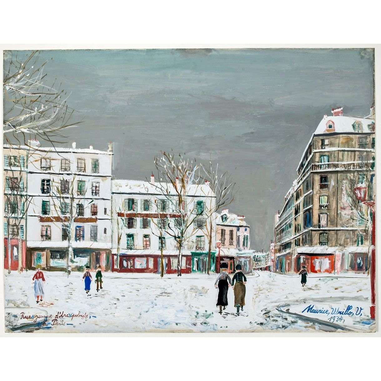  Maurice Utrillo. Rue Jeanne dArc. 1934. MAM Paris