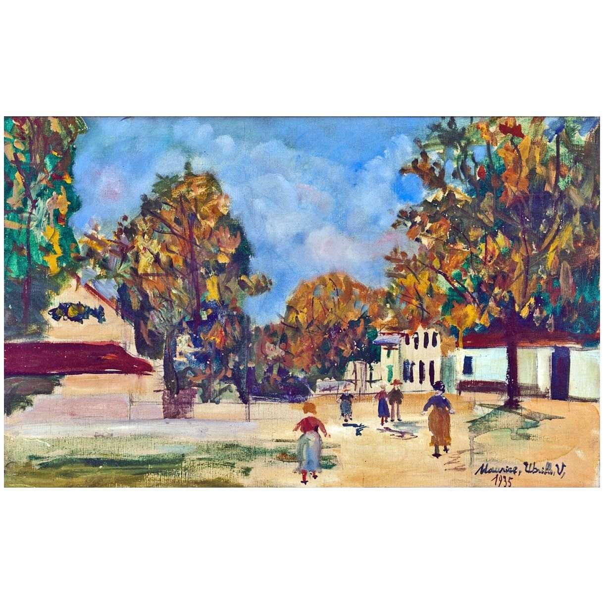  Maurice Utrillo. Viroflay. 1935. MAM Paris