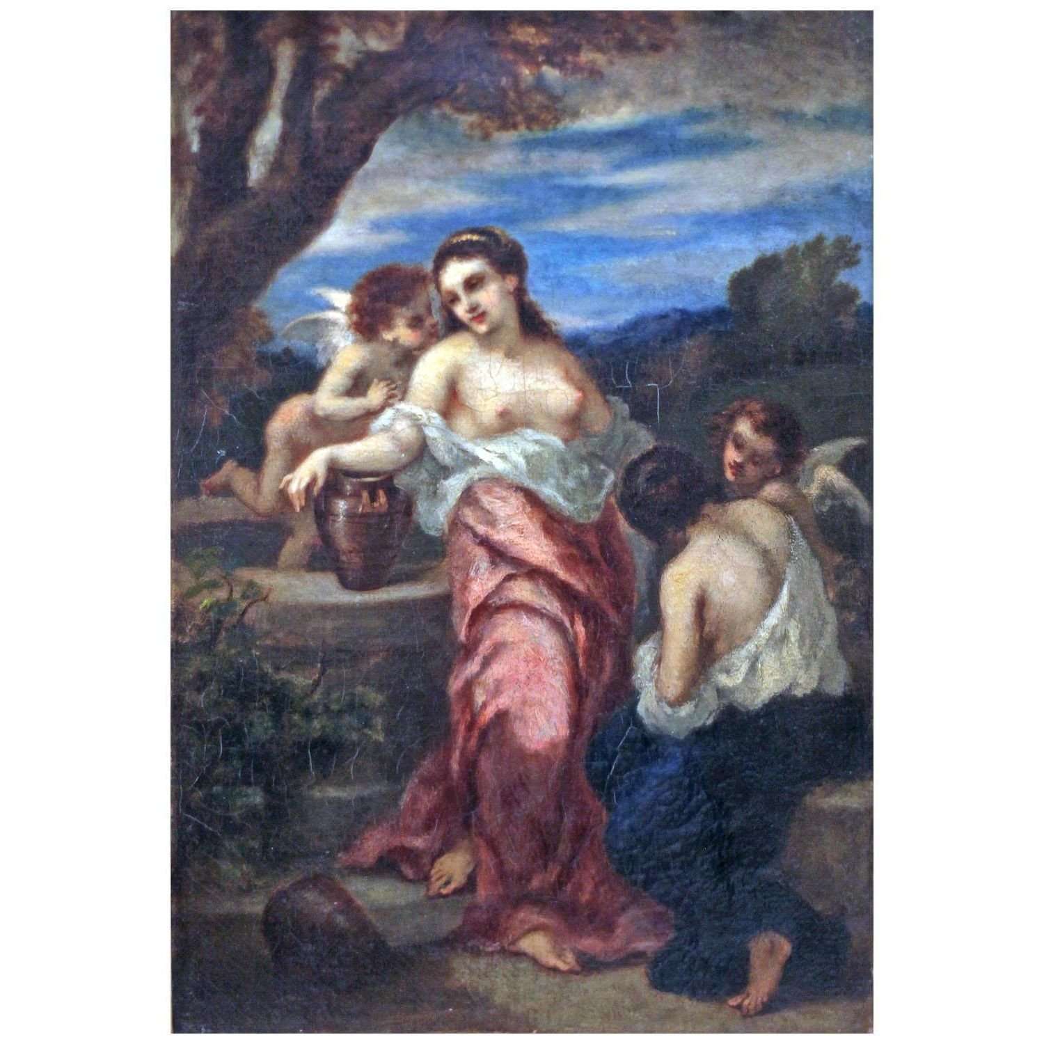  Narcisse Diaz. Le puit, nymphes et Amour. 1850. Musee dOrsay
