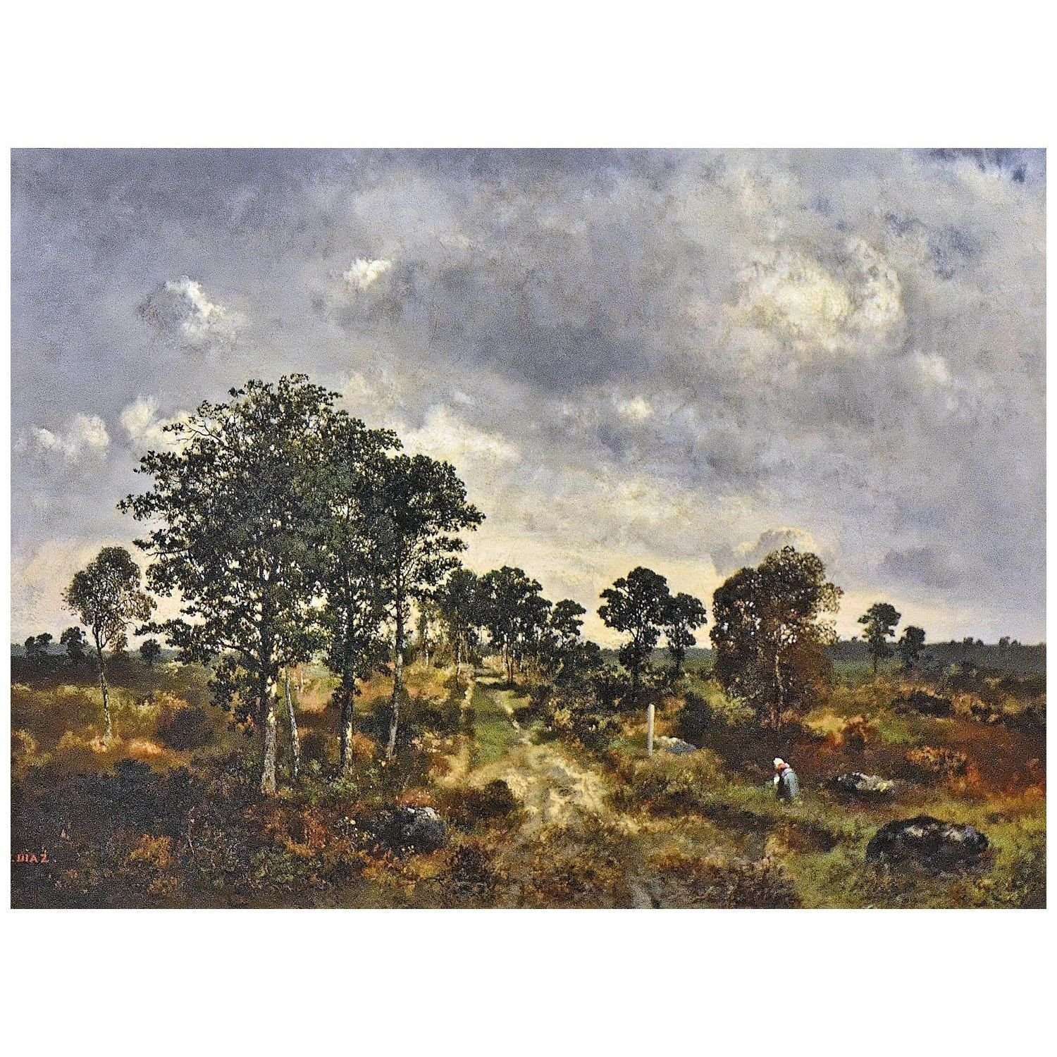  Narcisse Diaz. Barbizon. 1866. Musee de l'?cole de Barbizon Auberge