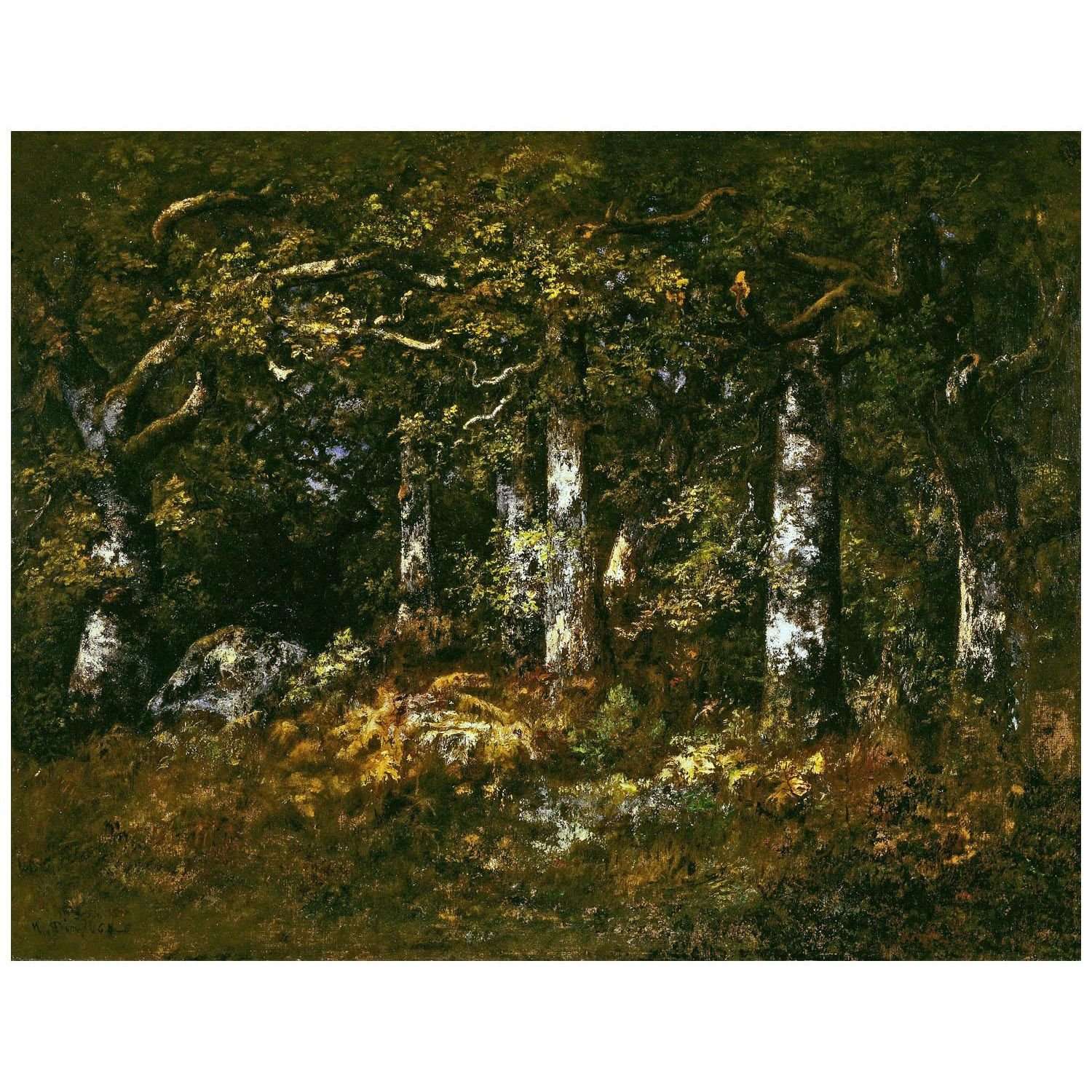  Narcisse Diaz. For?t de Fontainebleau. 1868. Dallas Museum of Art