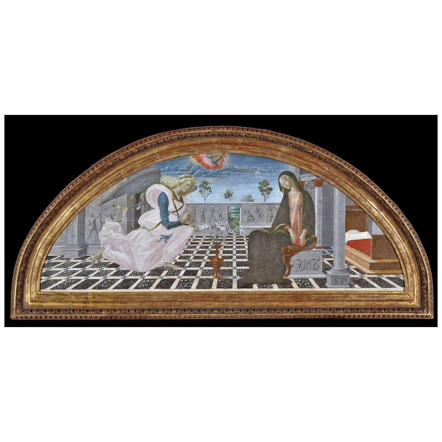  Neroccio de Landi. Annunciazione. 1470. Yale University Art Gallery