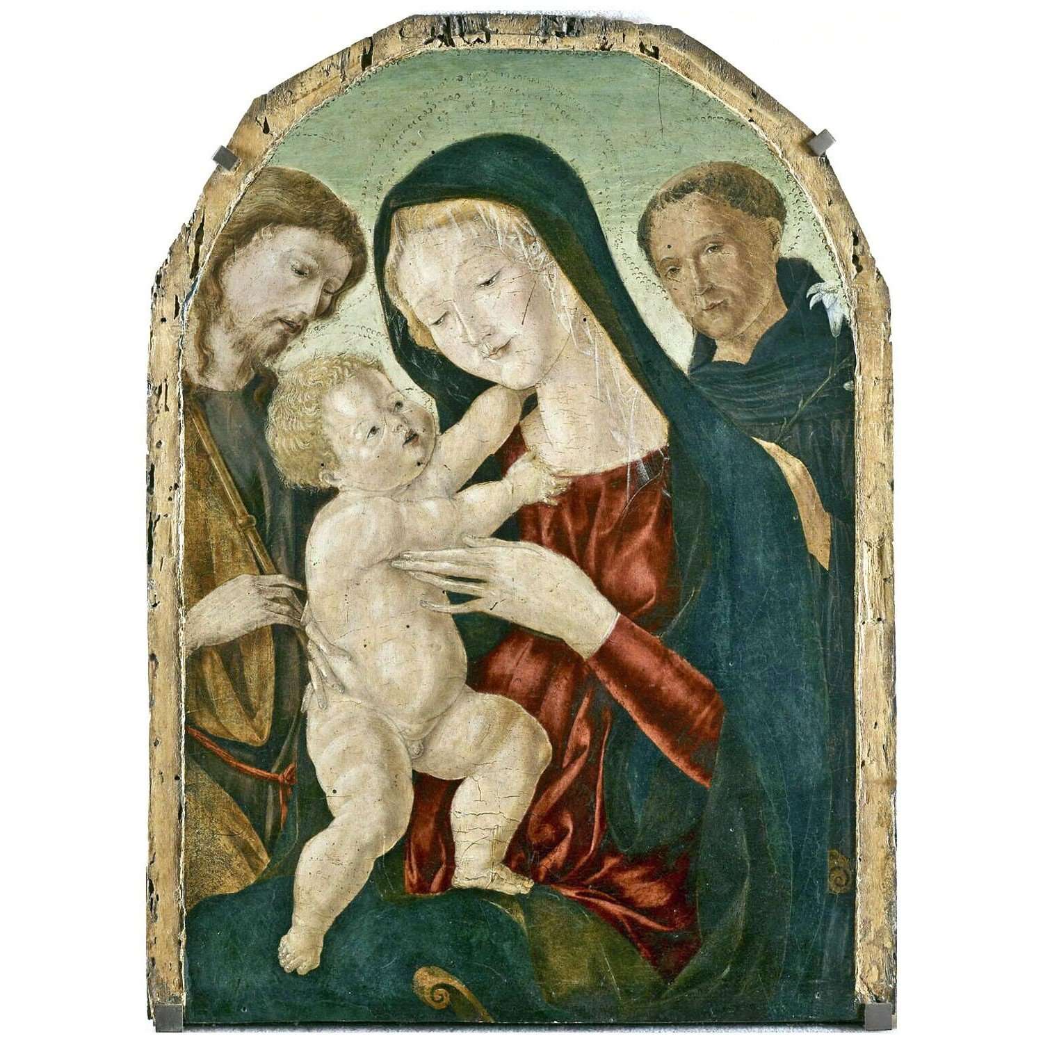  Neroccio de Landi. Madonna col Bambino e Santi. 1480. Musee de Chambery